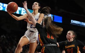 Goodhue guard Elisabeth Gadient is among six seniors who are finalists to be Miss Basketball.