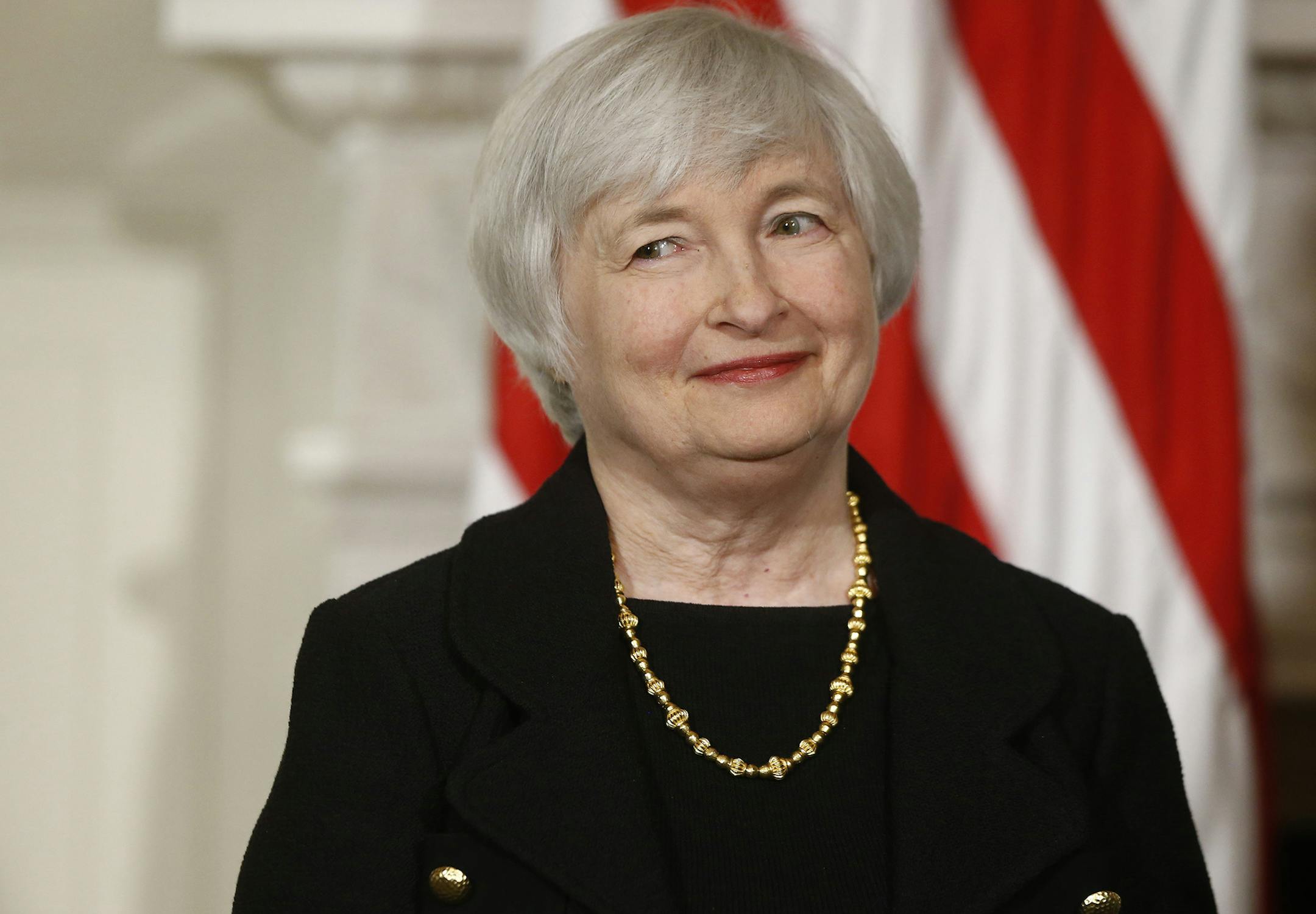 President Barack Obama's nominee for Federal Reserve Chair Janet Yellen, currently vice chair of the Board of Governors of the Federal Reserve System.
