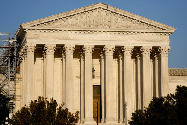 Exterior of U.S. Supreme Court building.