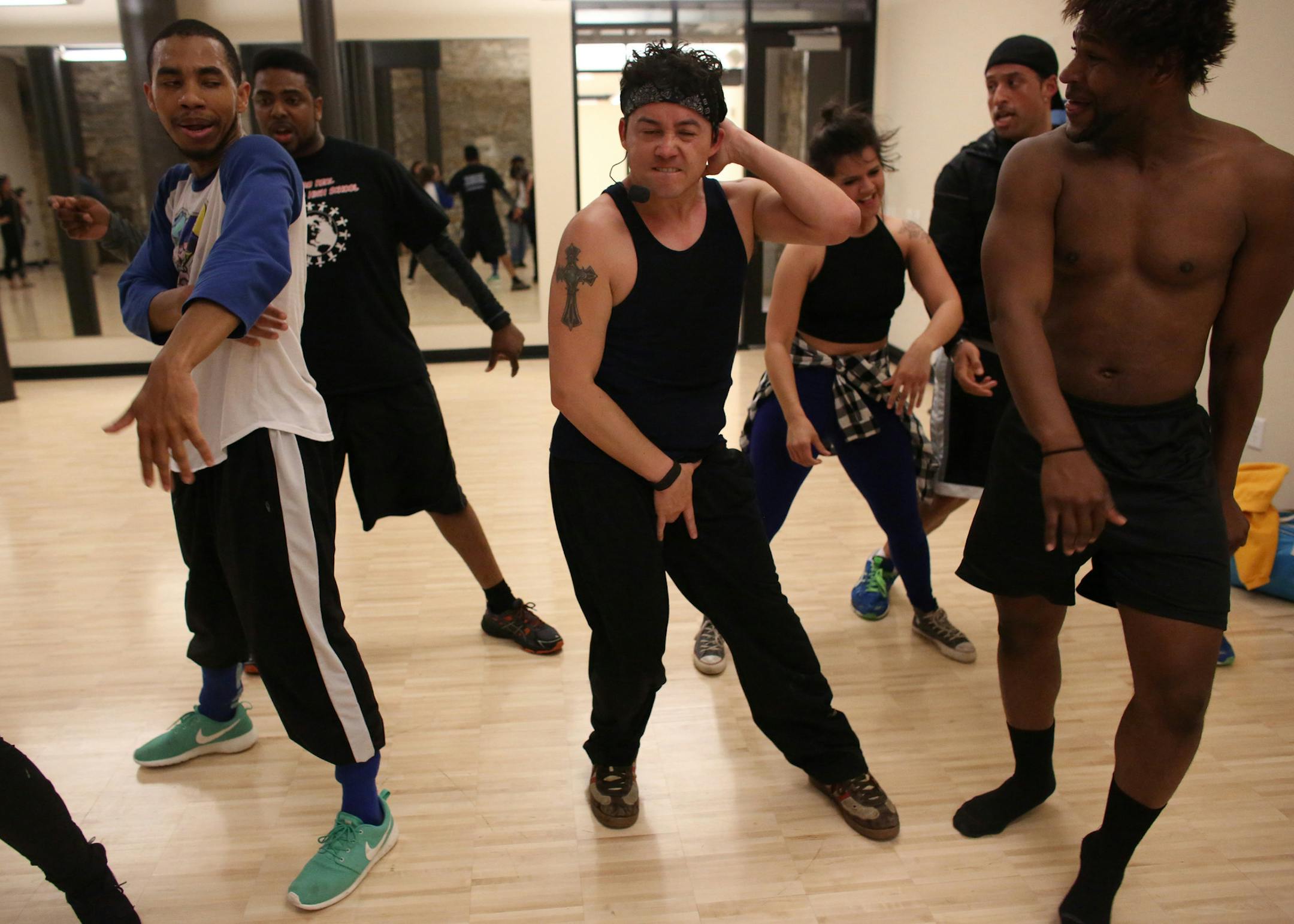 Luis Castillo, aka LC Jackson, led the rest of the dancers through a number of hits by Michael Jackson.