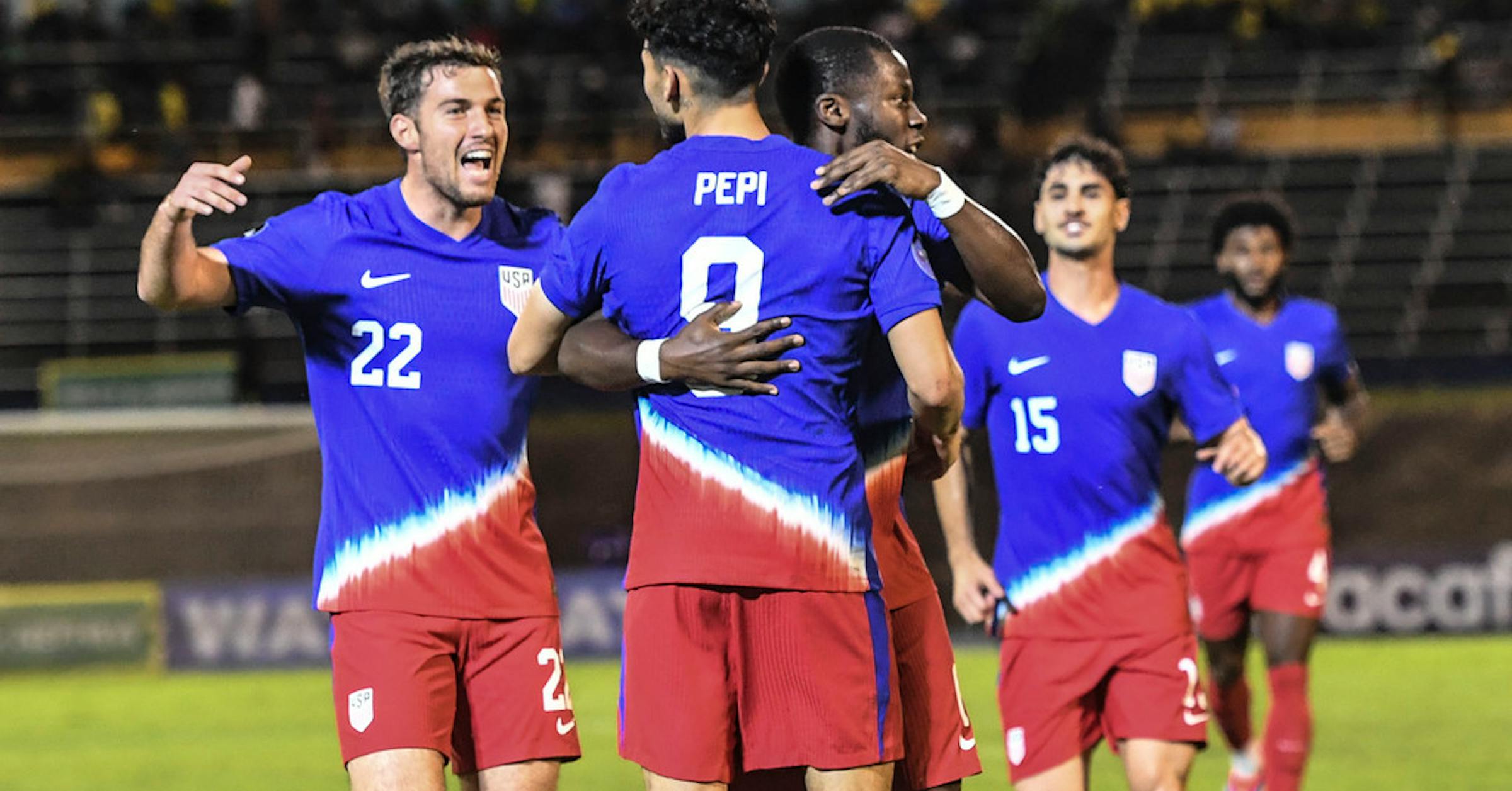 Pepi goal lifts US over Jamaica 1-0 in CONCACAF Nations League quarterfinal first leg Pepi goal lifts US over Jamaica 1-0 in CONCACAF Nations League quarterfinal first leg