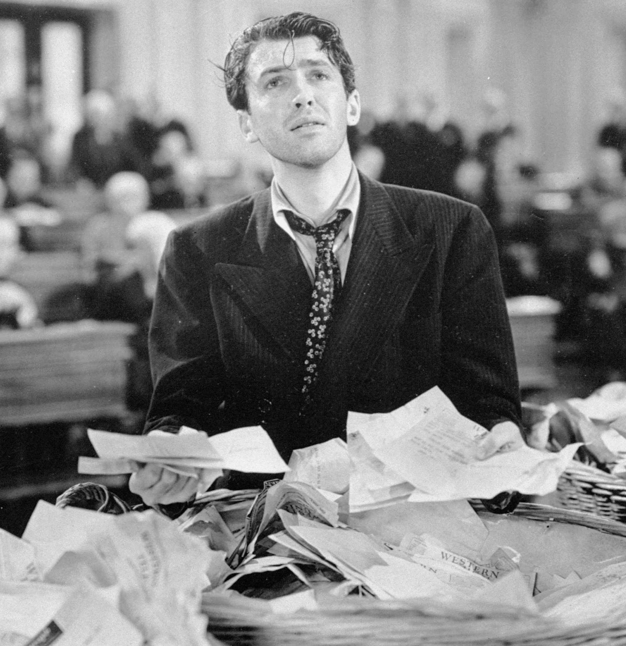FILE--James Stewart is shown in a scene from the 1939 film "Mr. Smith Goes to Washington". Hollywood columnist Army Archerd reported the actor died Wednesday, July 2, 1997 at his home in Beverly Hills, Ca. He was 89. Frank Capra, who directed ``Mr. Smith'' and ``It's a Wonderful Life,'' once said that even better than a great performance was ``a level of no acting at all, when the actor disappears and a real live person appears on the screen, a person the audience cares about immediately.'' Stew