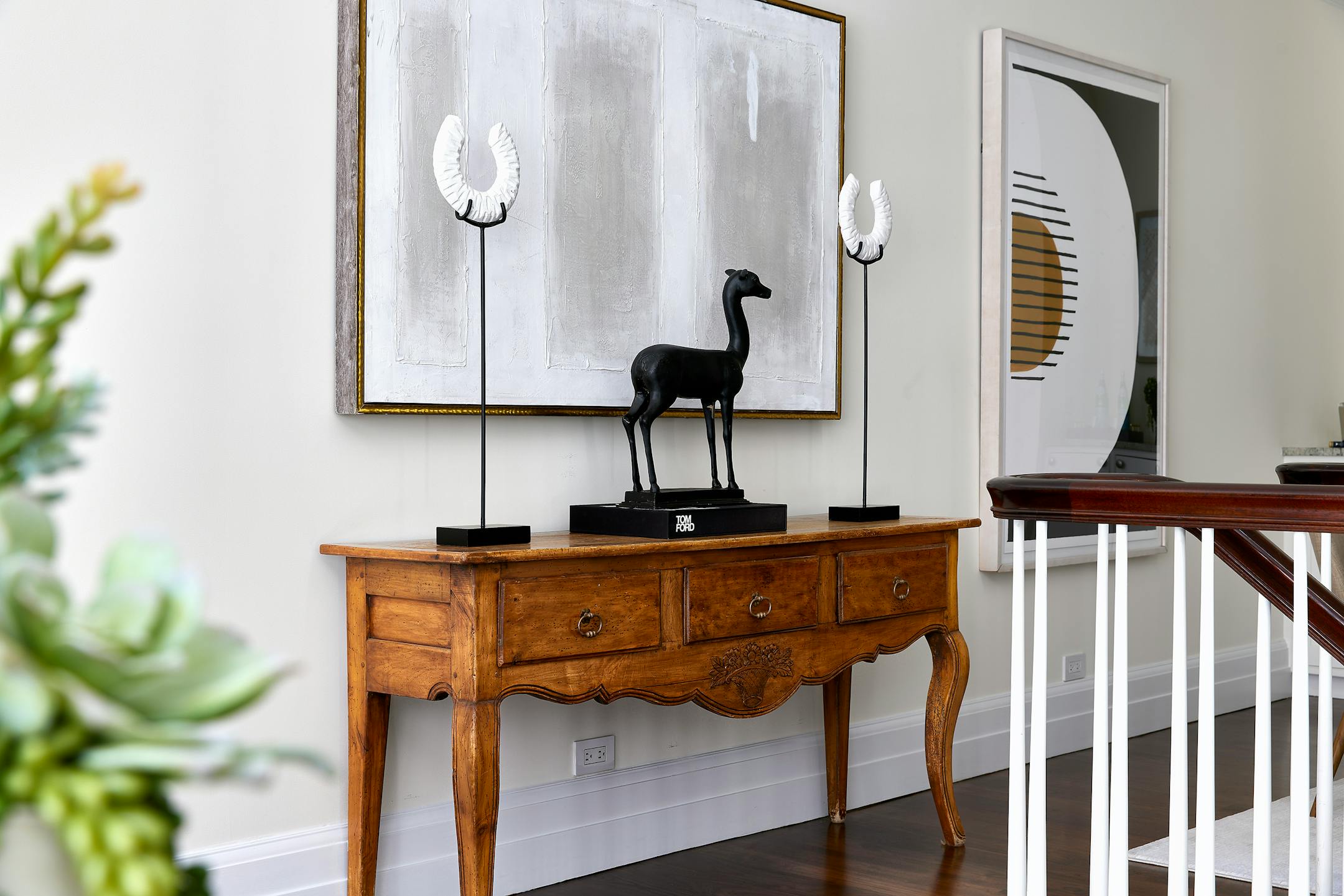 A pairing of accessories helps create a sense of symmetry. (Handout/TNS)