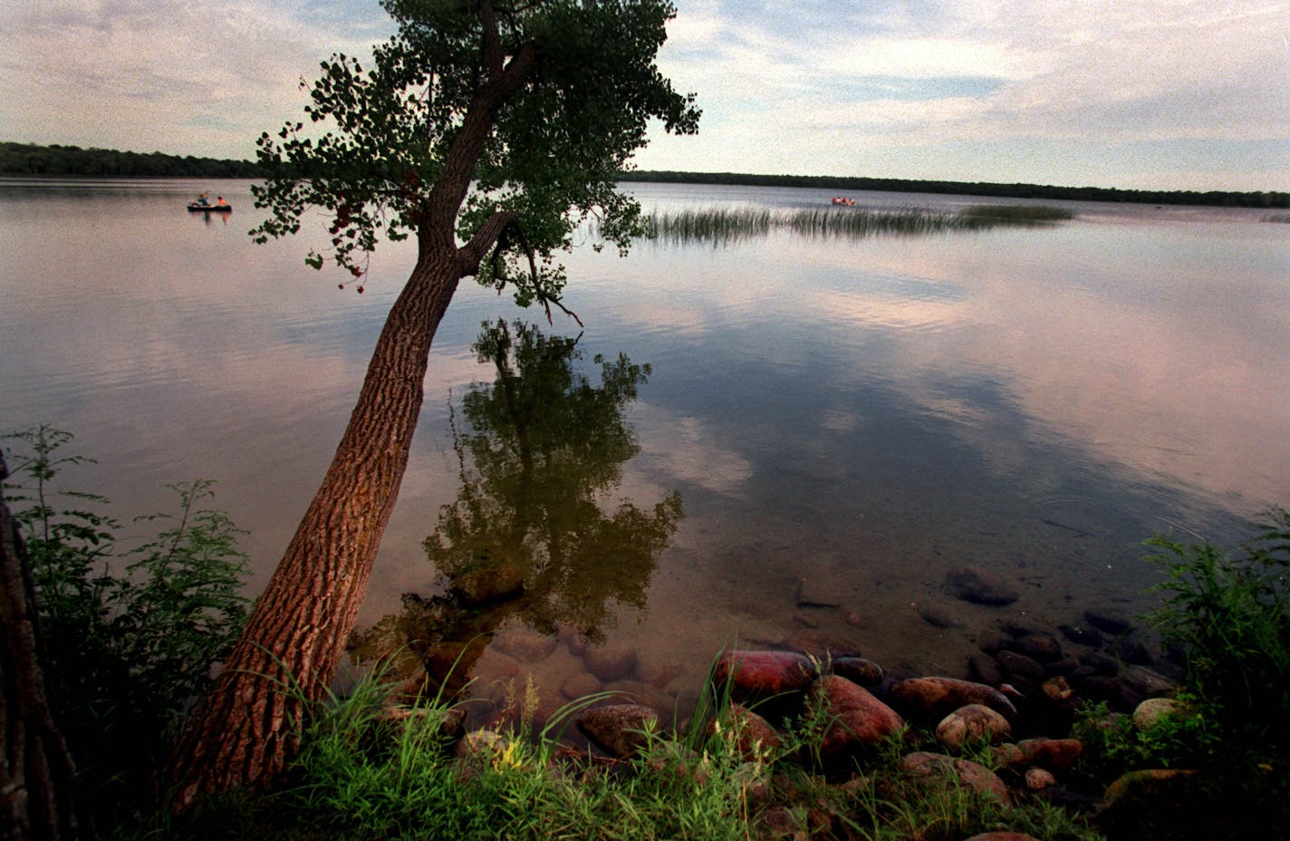 Annie Battle Lake inside Glendalough State Park has been designated a heritage fishery -- no boat motors allowed, no electronic fishing devices. DNR is concentrating on improving the bluegill fishery.