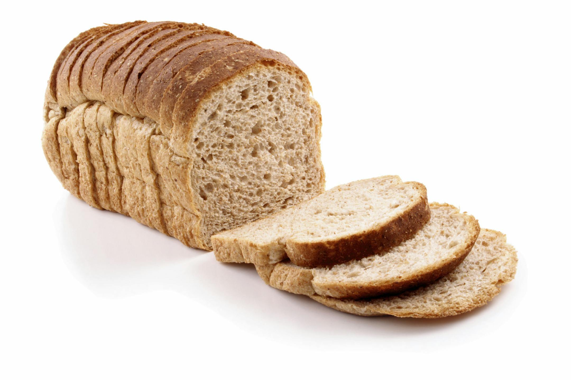 Loaf of whole wheat bread from iStock.