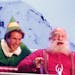 Will Ferrell (left) as "Buddy" and Ed Asner (right) as "Santa Claus" in New Line Cinema's upcoming film Elf. Photo: (2003 Alan Markfield/New Line Prod