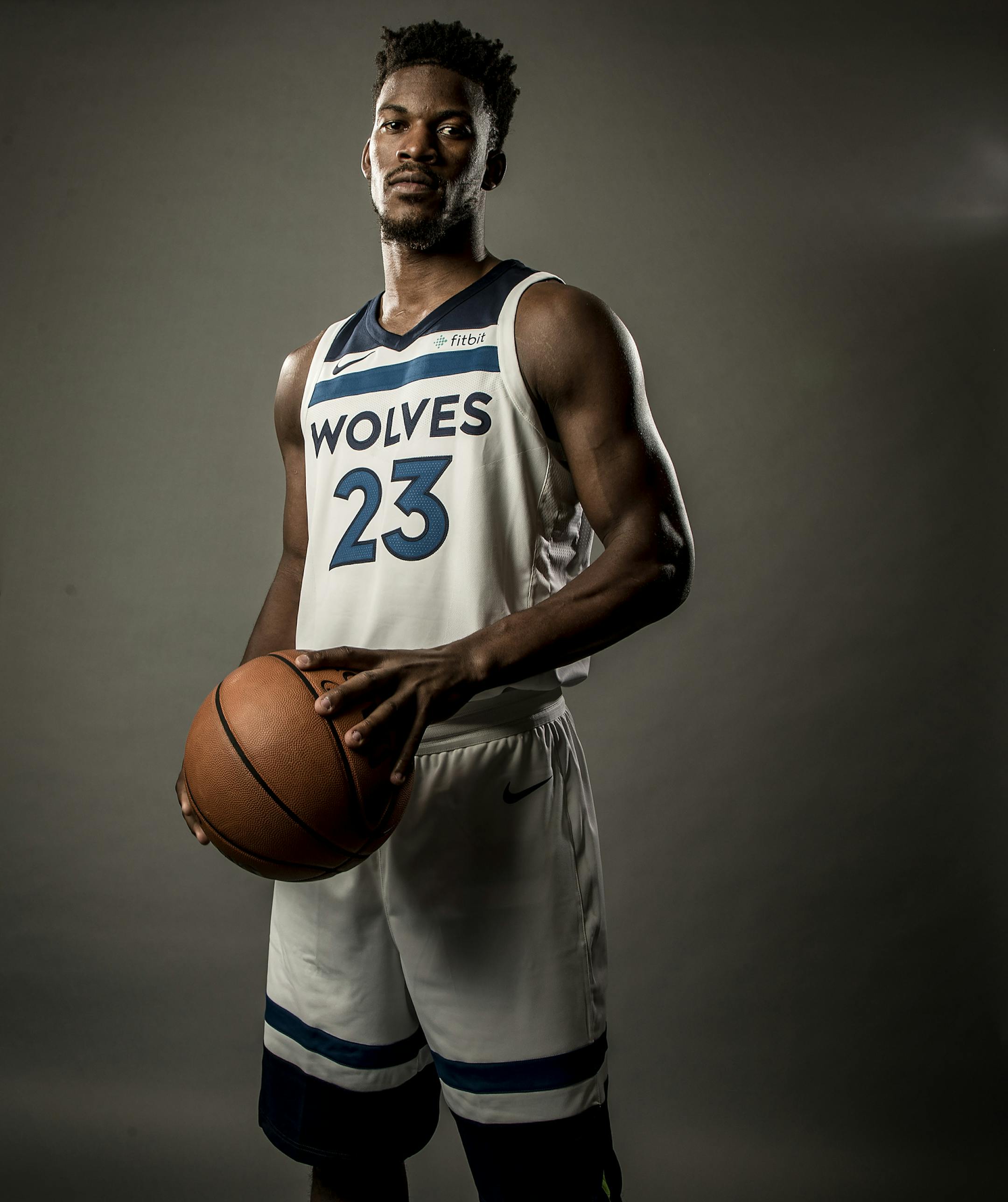 Minnesota Timberwolves Jimmy Butler (23). ] CARLOS GONZALEZ ï cgonzalez@startribune.com - September 22, 2017, Minneapolis, MN, NBA, Minnesota Timberwolves Media Day