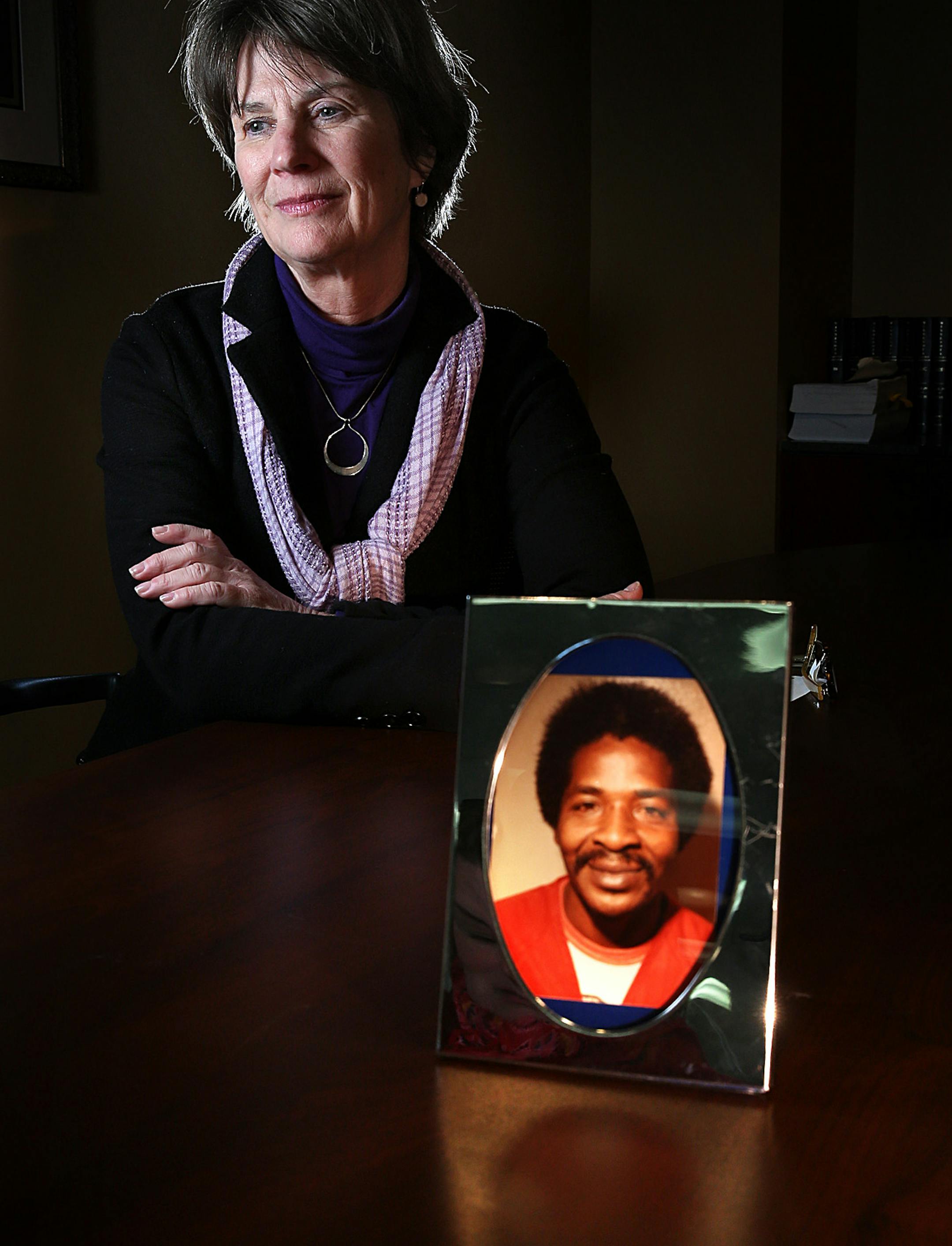 It was "a reminder to fight the good fight," said attorney Deborah Ellis, on this photo of then death-row inmate Glenn Ford.