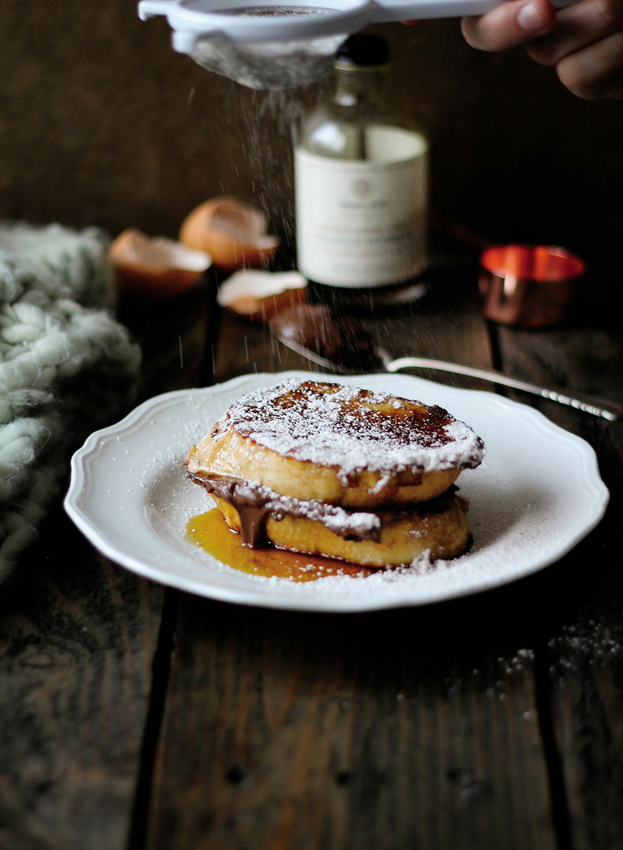 Orange Scented French Toast Stuffed with Nutella from "The Alaska From Scratch" cookbook. Provided photo