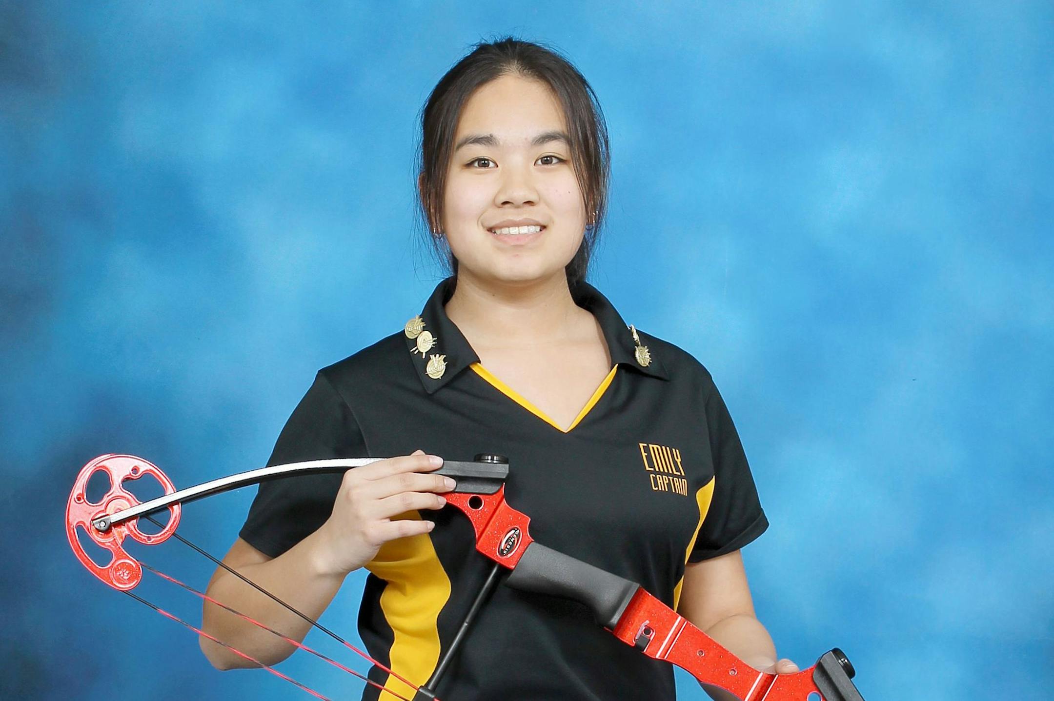 Emily Yang of Woodbury won the state archery tourney and is now headed to the nationals. "Hard work pays off," said her dad.