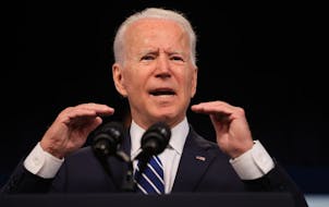 President Joe Biden, pictured here in July 2021, plans to tout his administration’s alternative broad-based student-debt relief plan on Monday, acco
