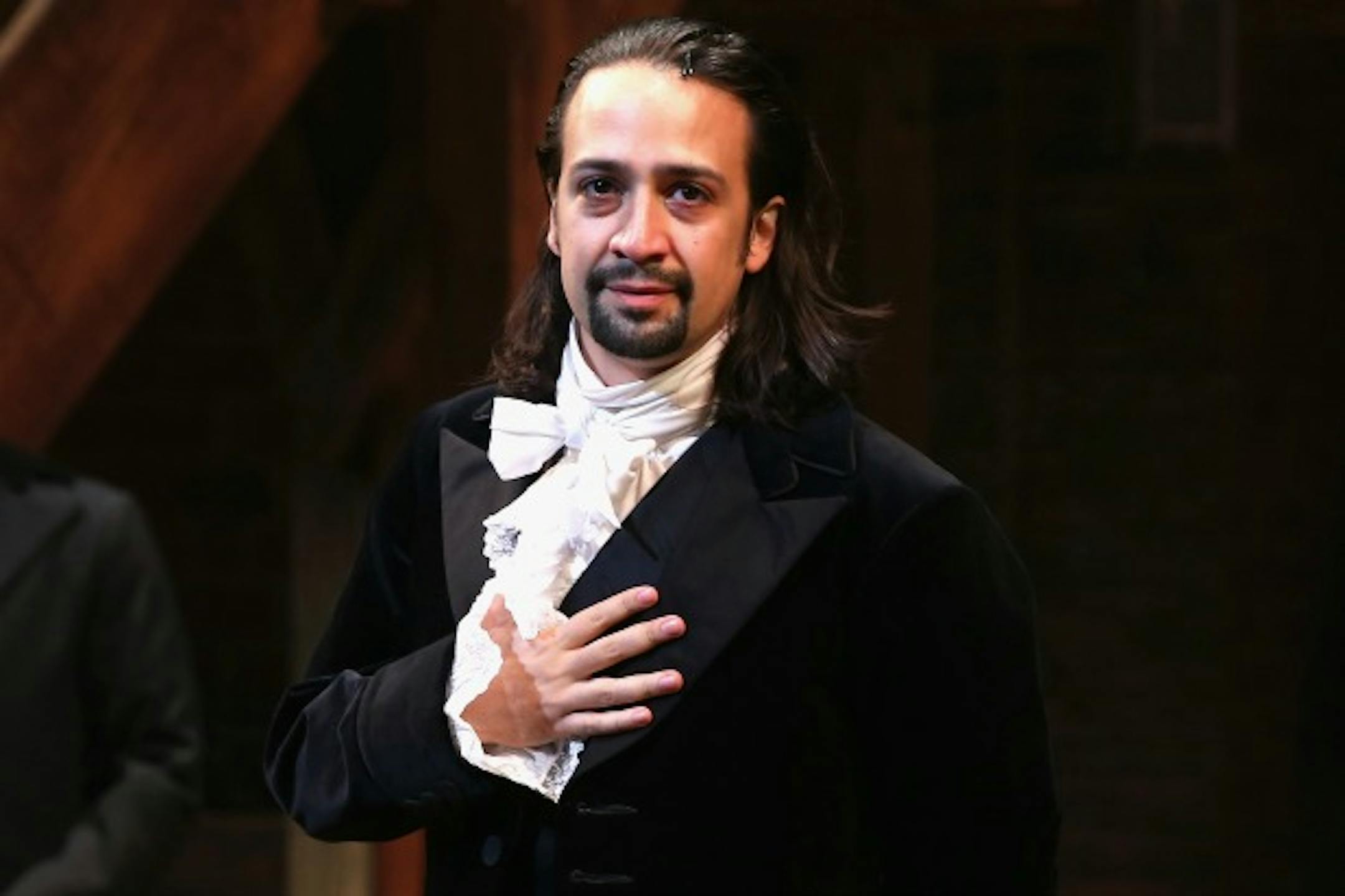 Lin-Manuel Miranda has received a Tony nomination as best actor for "Hamilton."