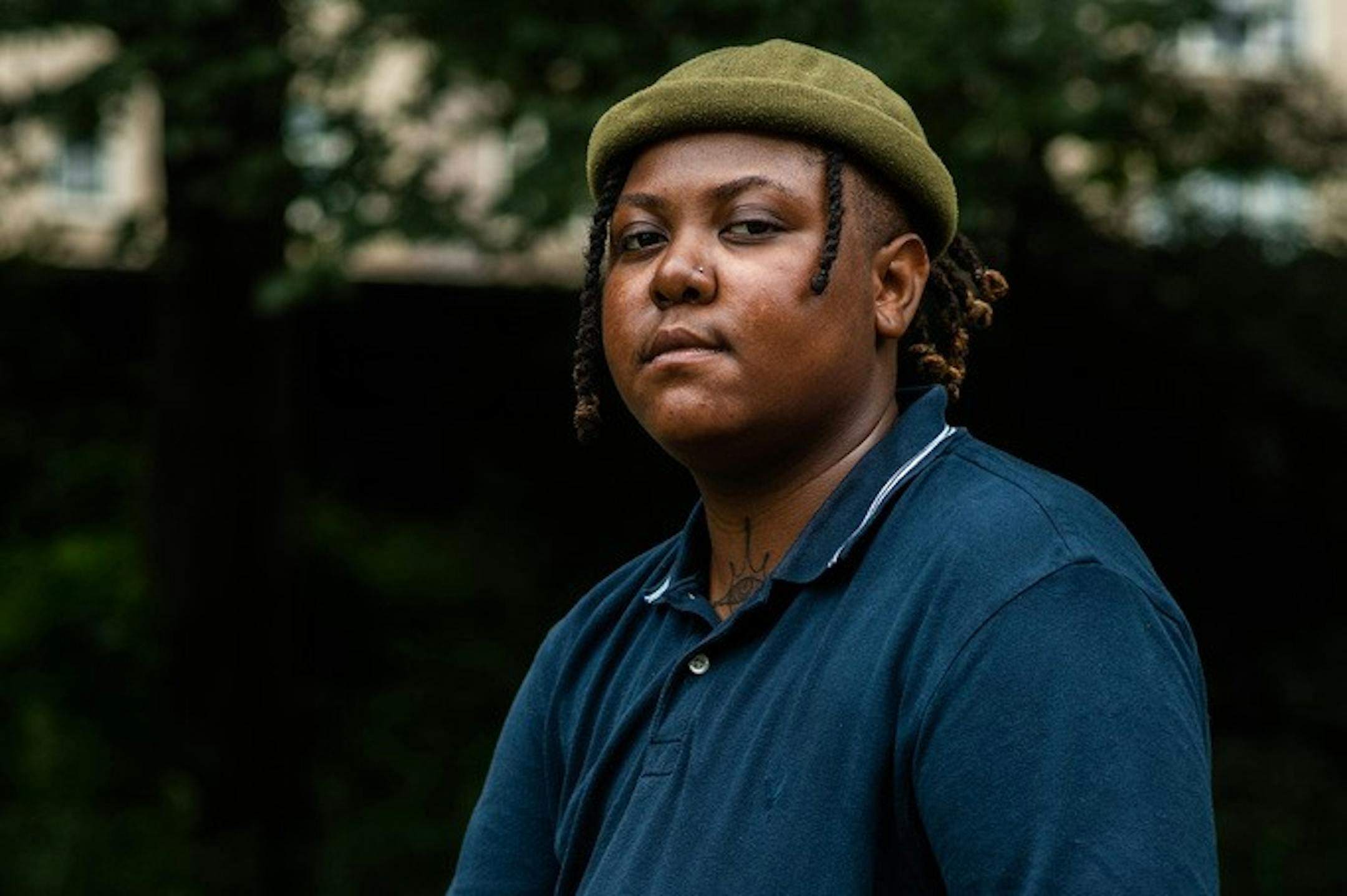 Vic Barrett, one of the plaintiffs in Juliana v. United States, at Central Park in New York on Aug. 17, 2023. ÒI started understanding how low income and Black and brown people in New York were disproportionately impacted by Hurricane Sandy,Ó Barrettt said. ÒPeople like me are at the forefront of the climate crisis.Ó (Brittainy Newman/The New York Times)