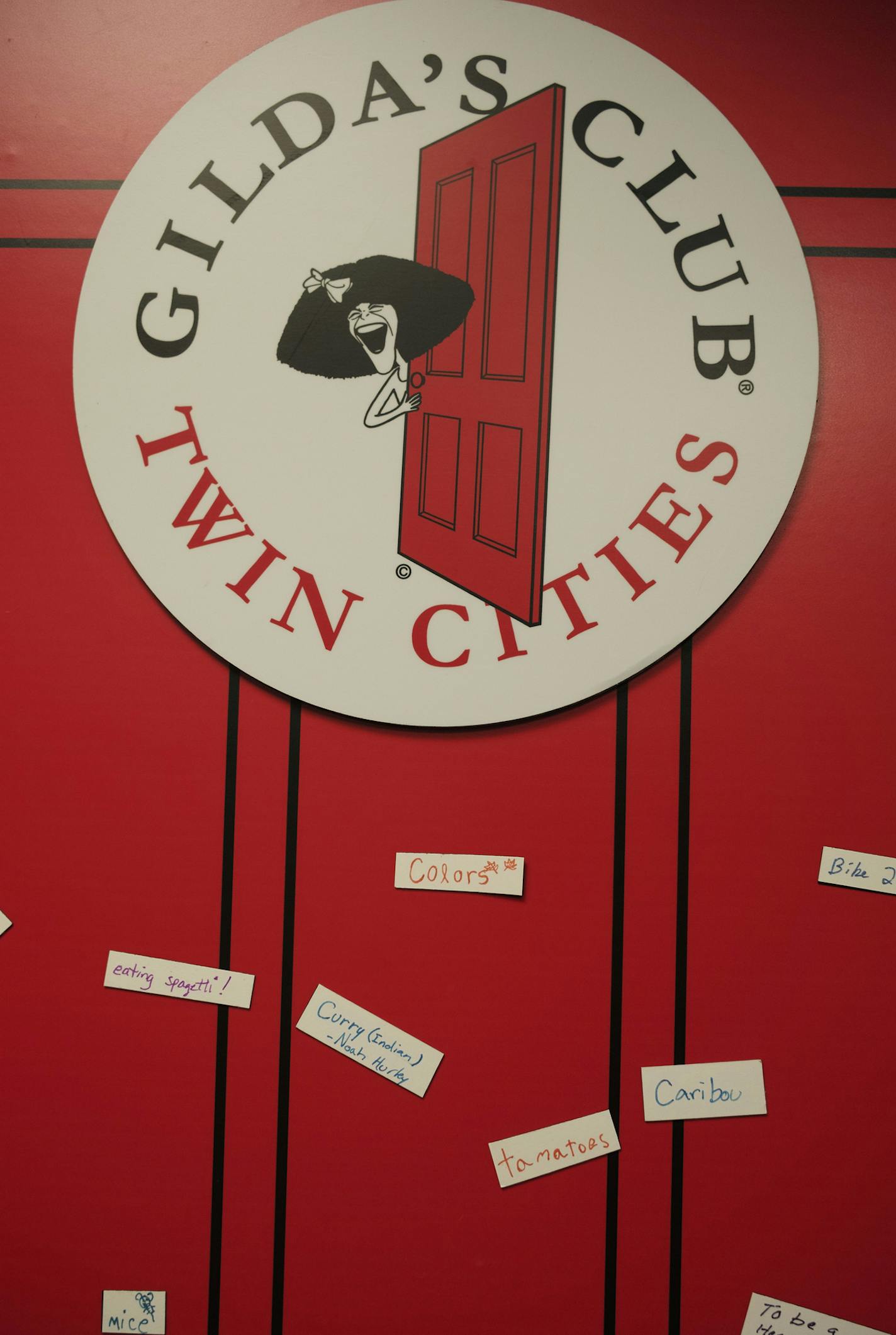 On July 10, 2014, at the Twin Cities Gilda's Club, the red door was often used as a fundraiser tool.