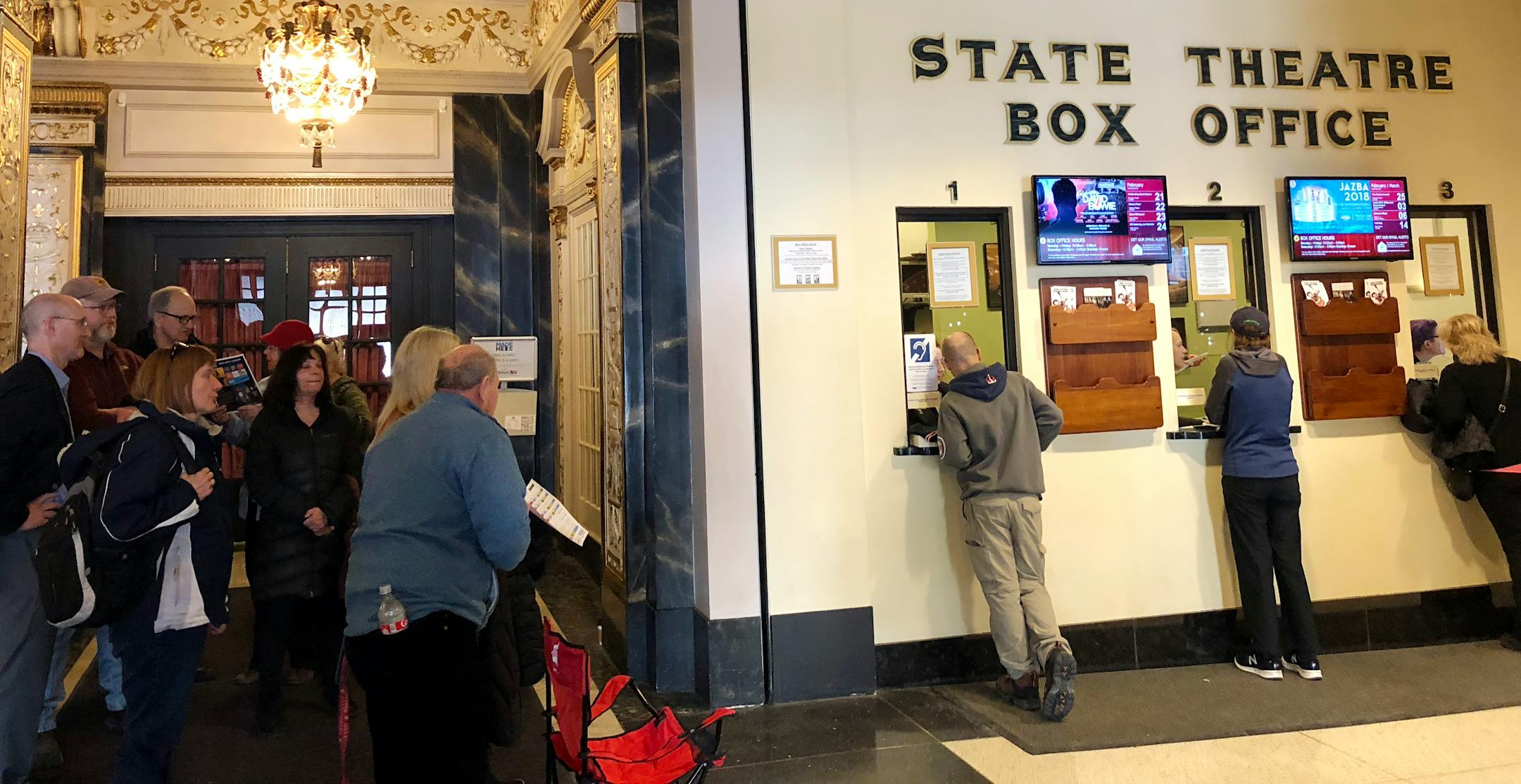 Fans of the blockbuster musical "Hamilton" crashed the ticketing system nationwide Wednesday morning as they jammed the website and phone lines, trying to buy season packages for the hip-hop musical's Minneapolis debut. That outage tested the patience of the festive crowd of 200 or so fans who lined up at the State Theatre box office in downtown Minneapolis to get their shot at Lin-Manuel Miranda's smash Broadway musical, which is set for a six-week Minneapolis run starting Aug. 29.