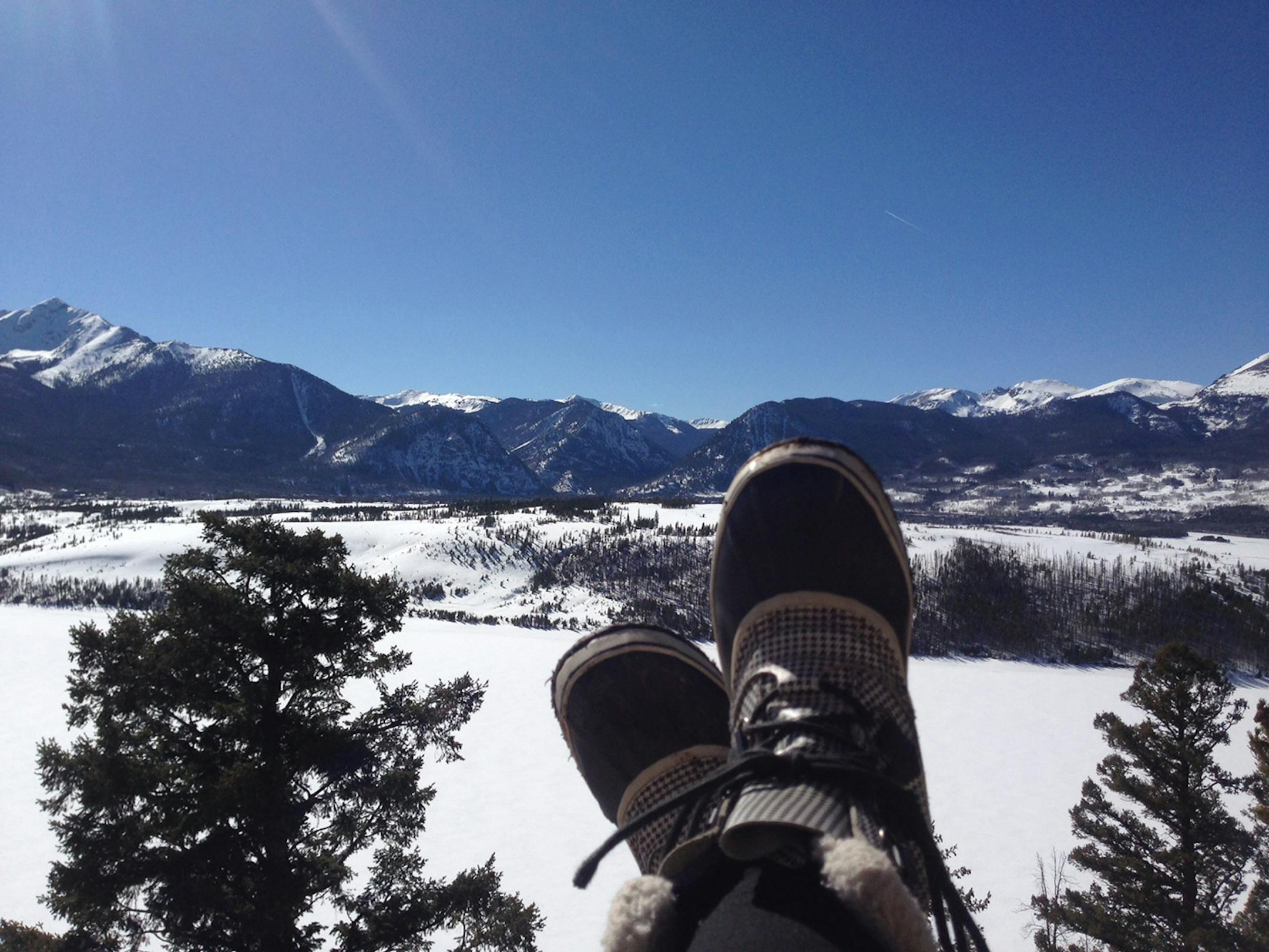 Not finding any snow in Minnesota, Sue Paulson of Shorewood went to Breckenridge, Colo., instead. [focus032617