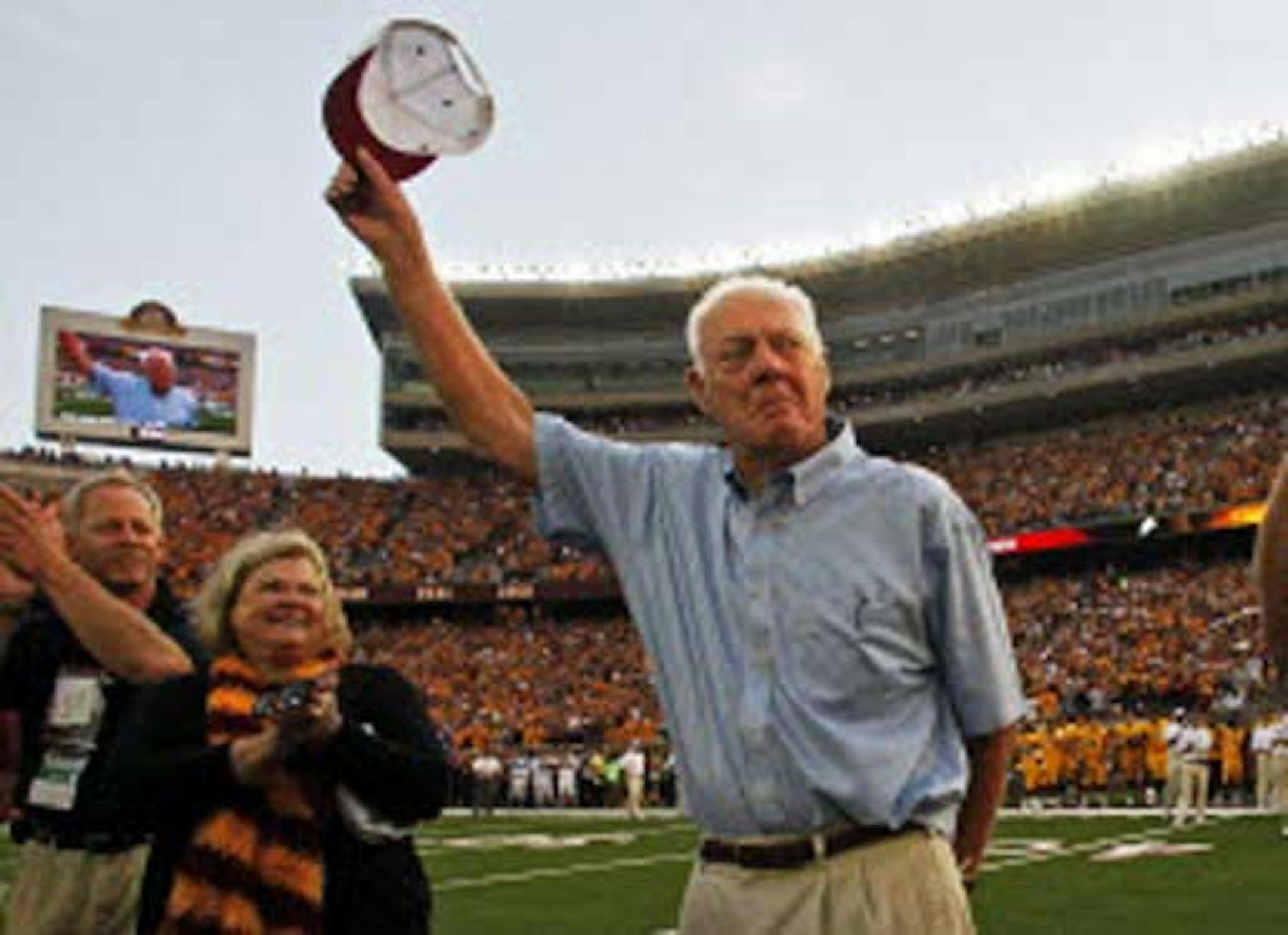 Former Vikings coach Bud Grant