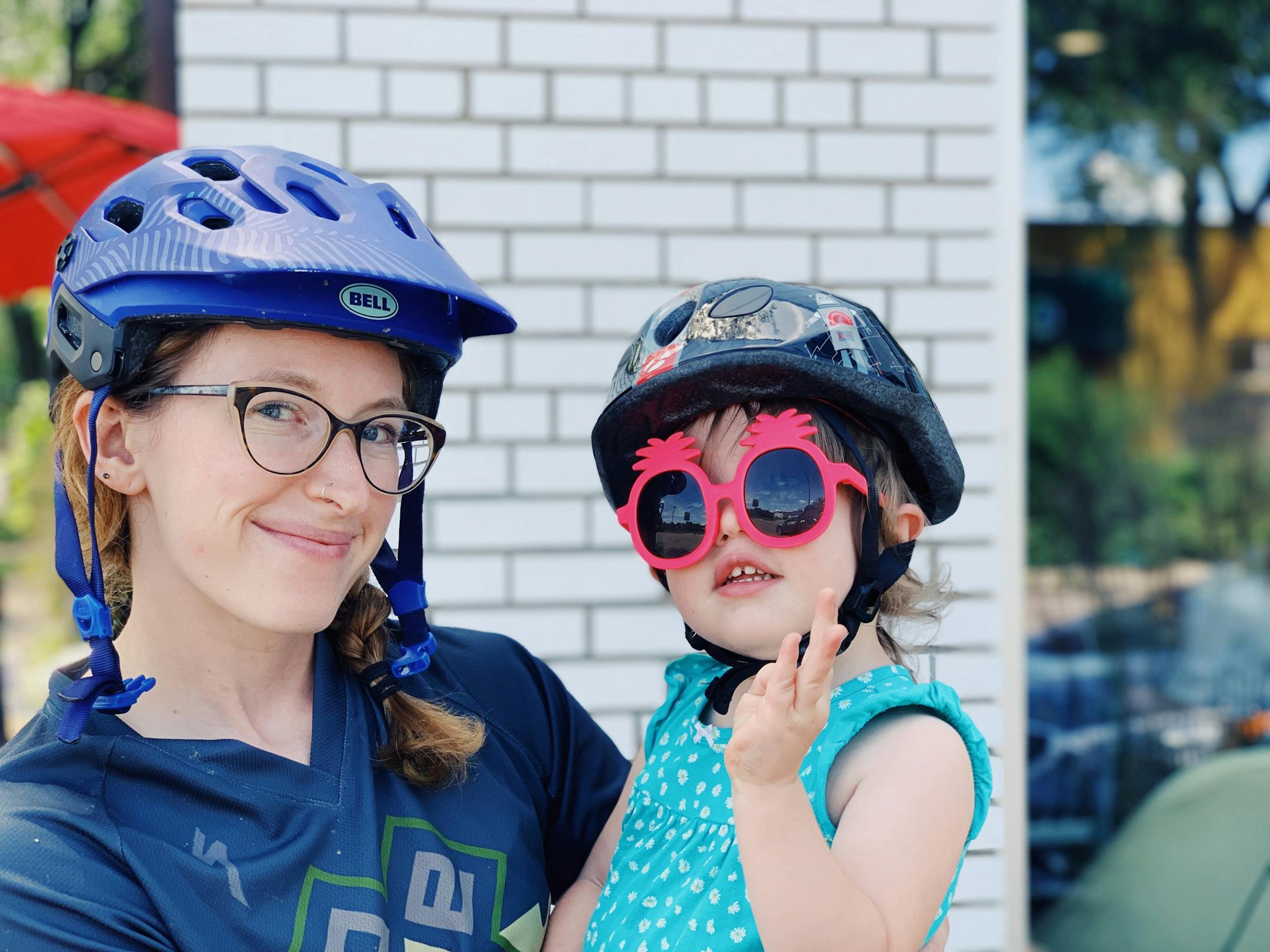 Schultz and her daughter, Juniper.