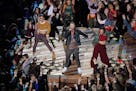 Justin Timberlake performs during the Super Bowl halftime show Sunday, Feb. 4, 2018 in Minneapolis, Minn. (Elizabeth Flores/Minneapolis Star Tribune/T