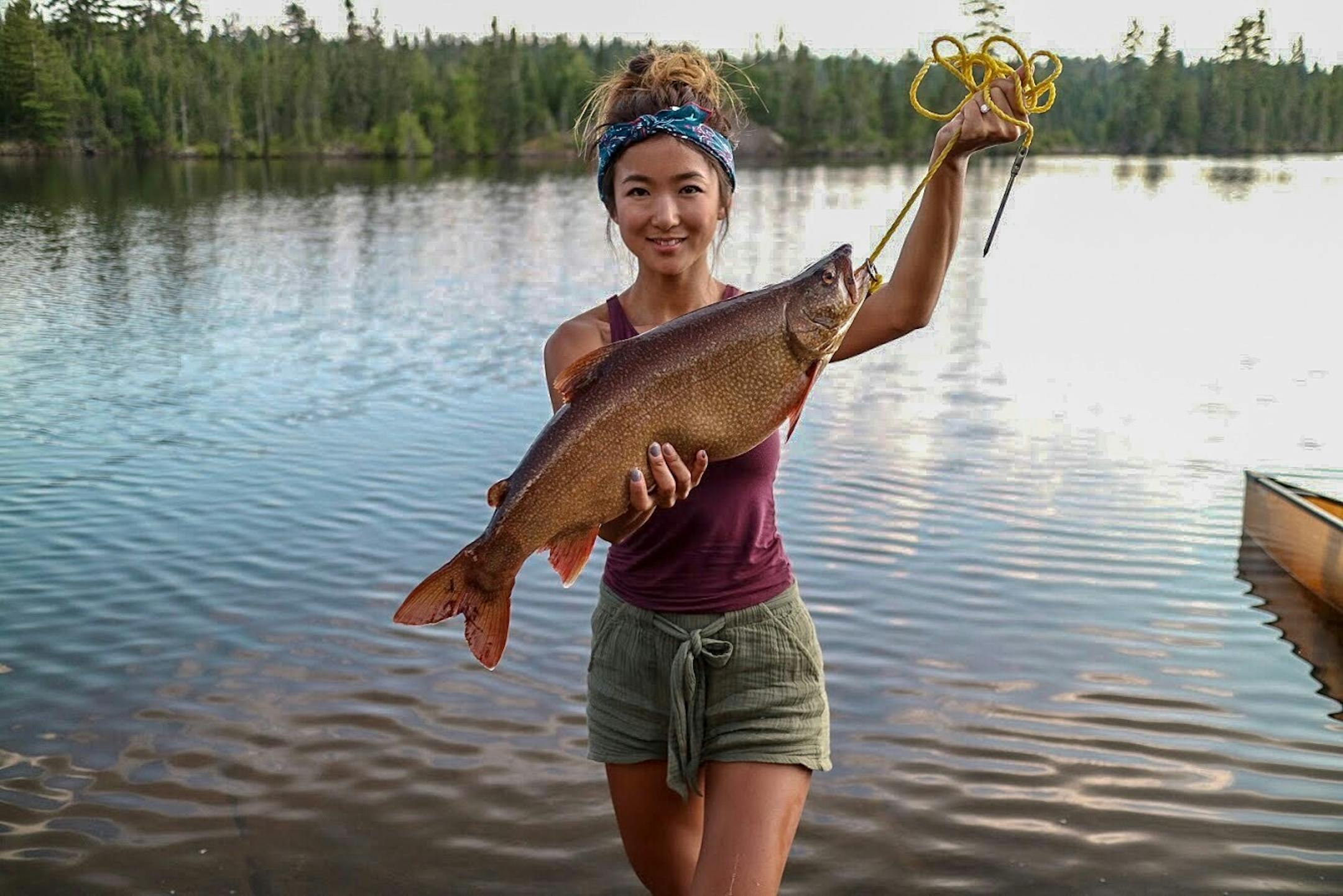 Jenny Anderson, aka Girl of 10,000 Lakes. Anderson writes online about her outdoors adventures.