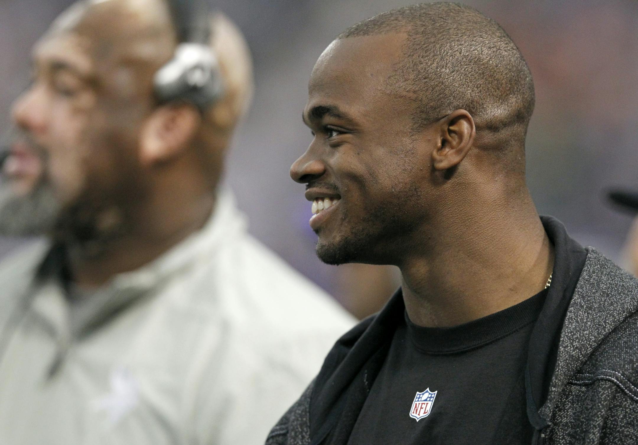 Vikings running back Adrian Peterson