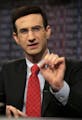 In this photo provided by CBS, White House OMB Director Peter Orszag appears on CBS's "Face the Nation" in Washington, Sunday, March 8, 2009.