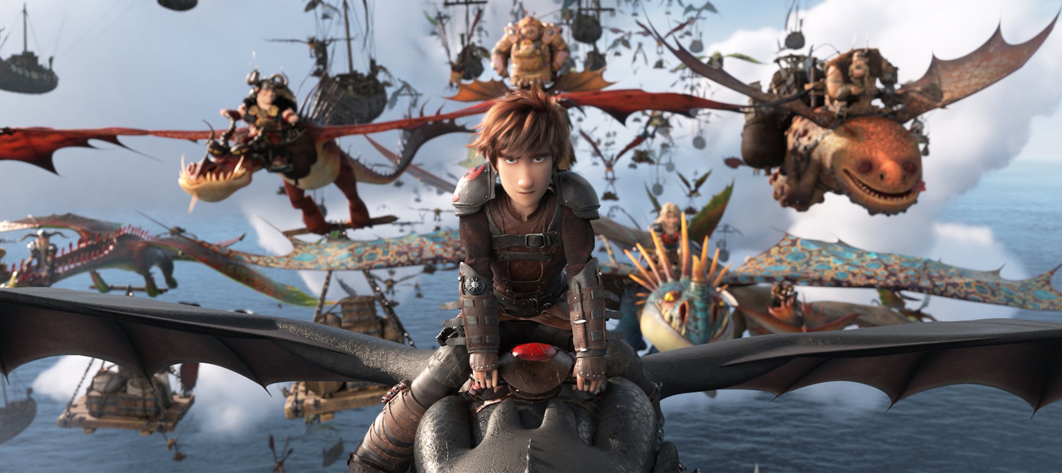 Hiccup (Jay Baruchel) and his Night Fury dragon Toothless lead the Dragon Riders in DreamWorks Animation’s "How To Train Your Dragon: The Hidden World," directed by Dean DeBlois.