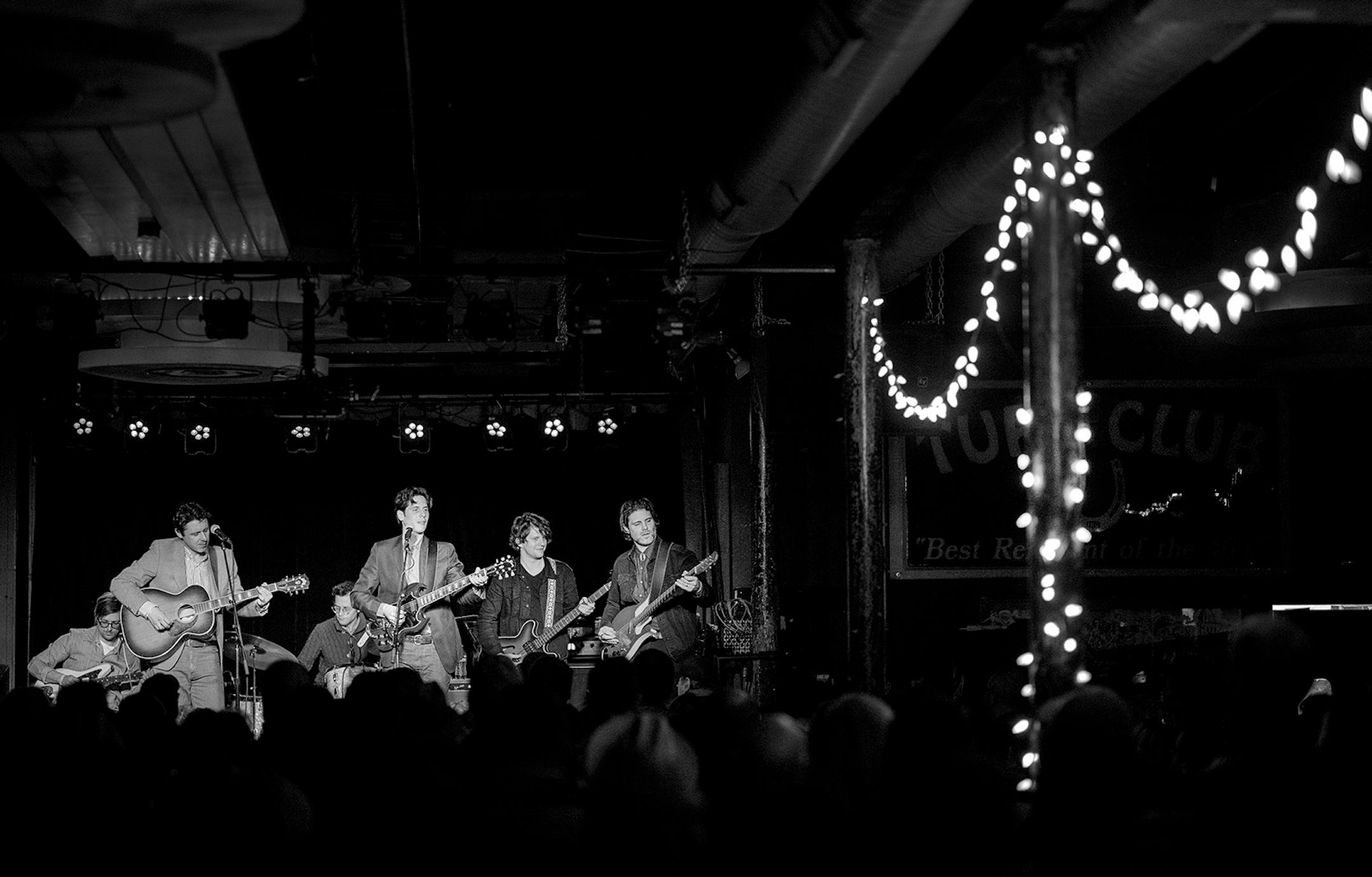 From left, Jacob Hanson, Page Burkum, Jeremy Hanson, Jack Torrey, Phillip Hicks and Tyler Burkum of the Cactus Blossoms performed at the Turf Club.