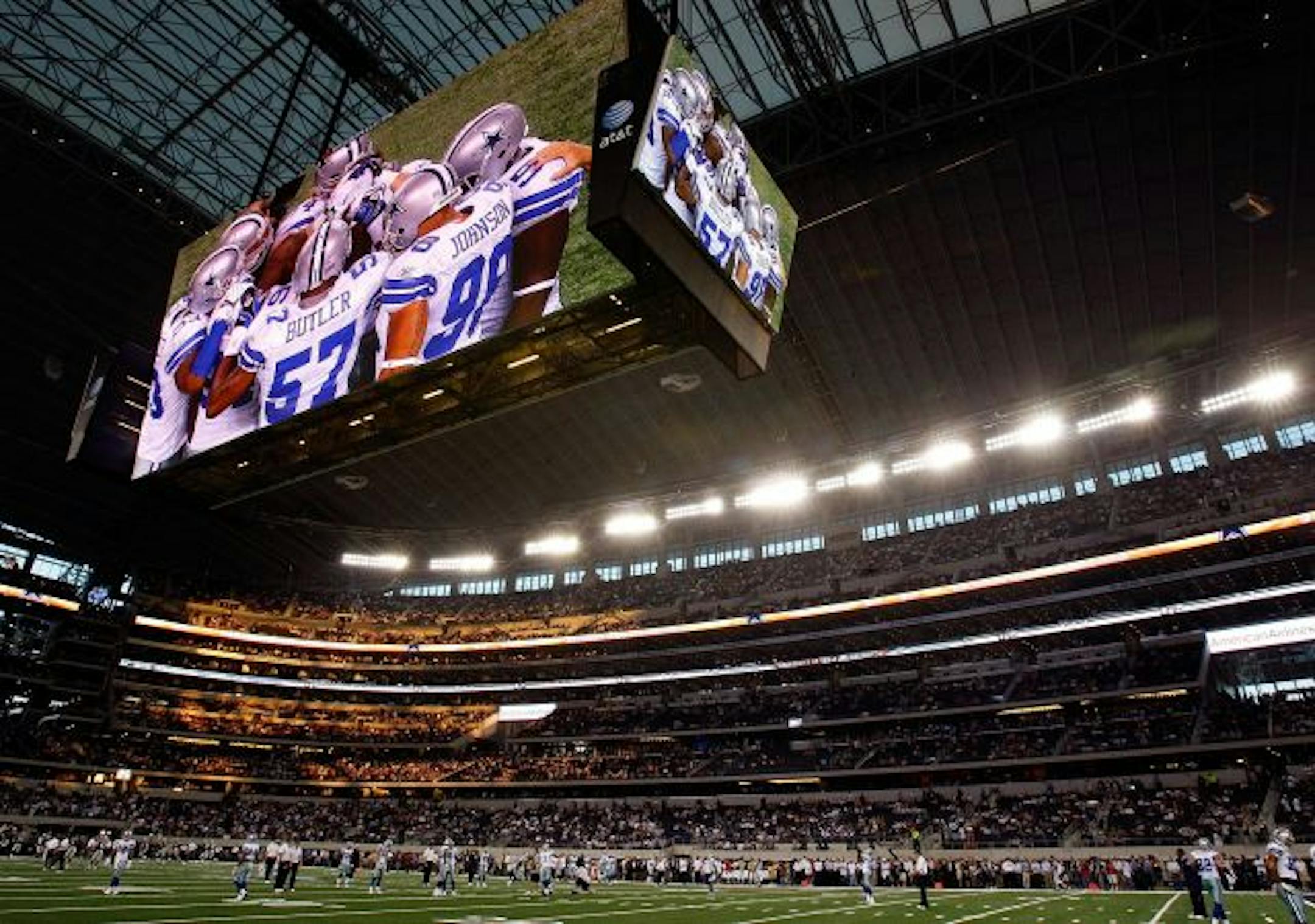 ARLINGTON, TX - SEPTEMBER 28: A general view of the Dallas Cowboys at Cowboys Stadium on September 28, 2009 in Arlington, Texas.