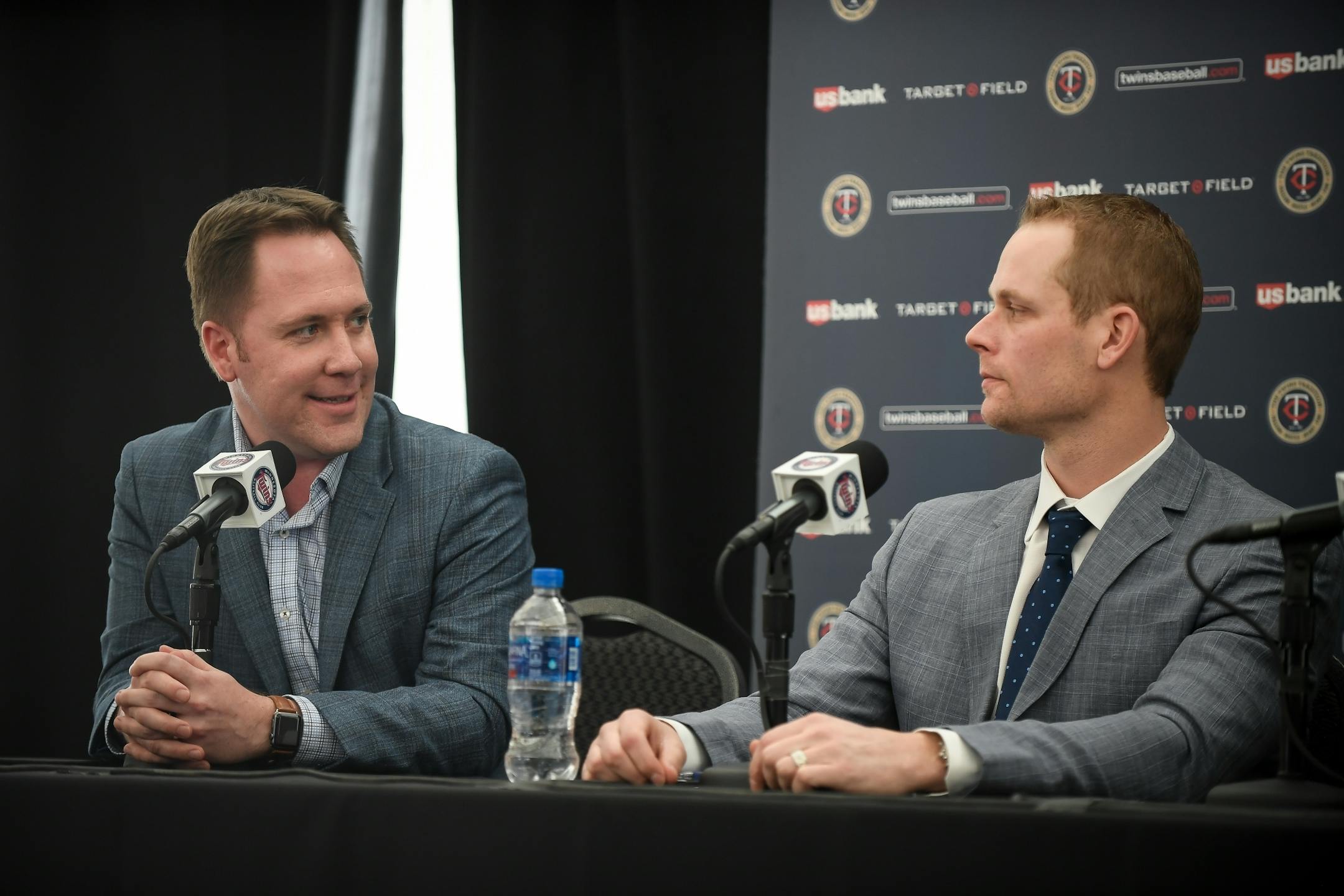 Twins Chief Baseball Officer Derek Falvey spoke about former Twins first baseman Justin Morneau's future with the team during Morneau's retirement press conference Wednesday afternoon.