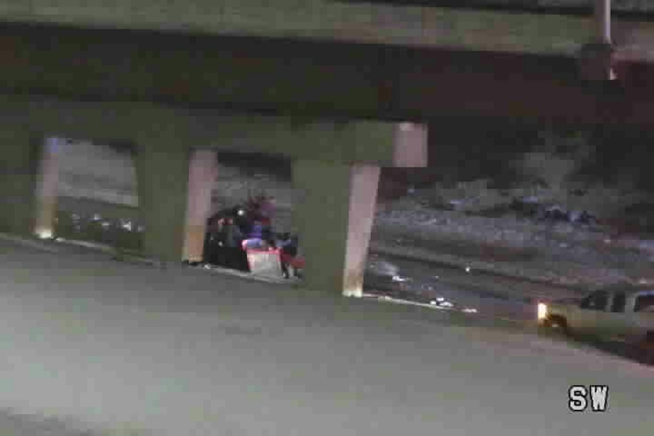 Traffic camera footage of a crash at the 4th Street ramp.