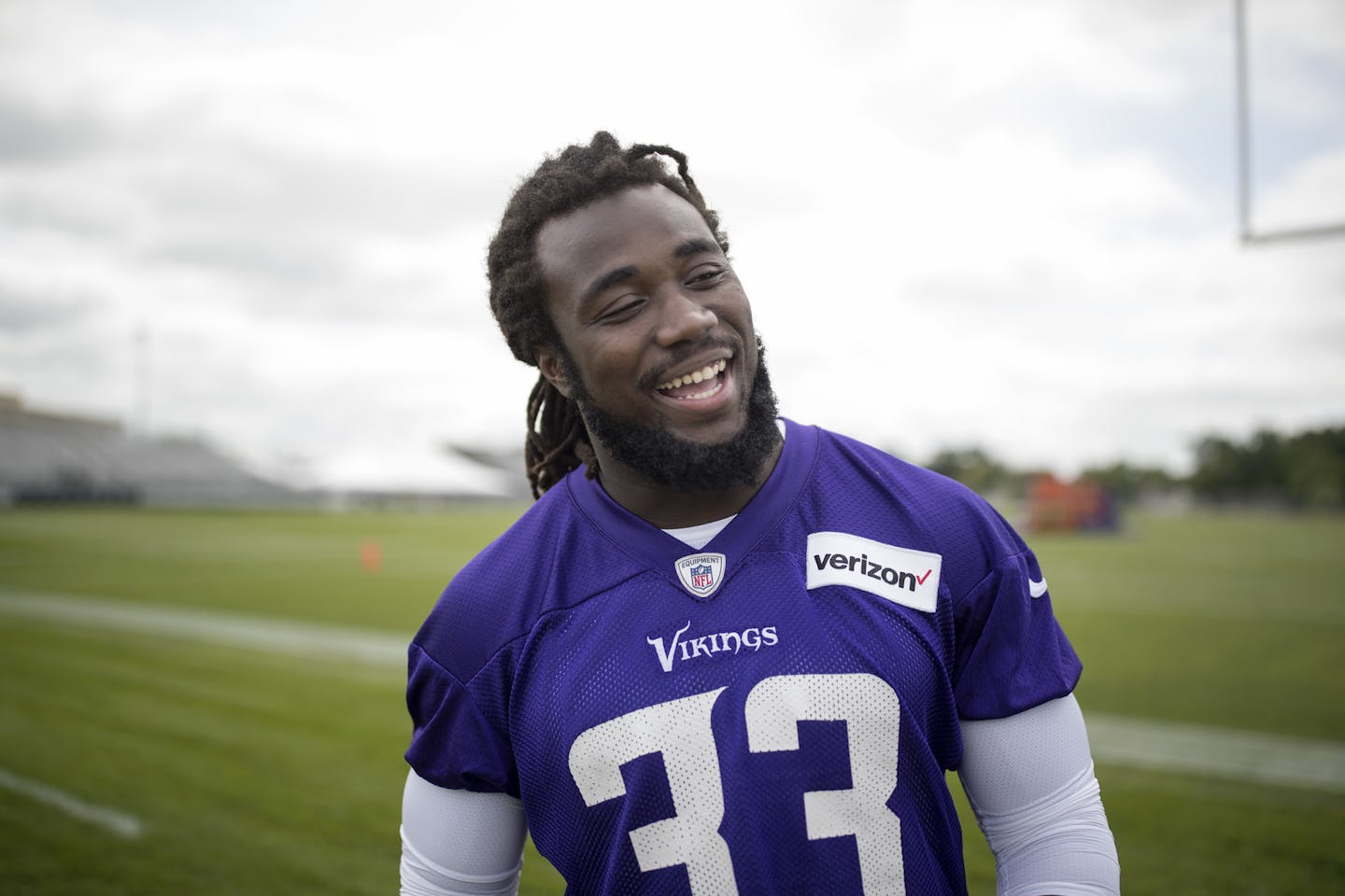 Vikings rookie running back Dalvin Cook