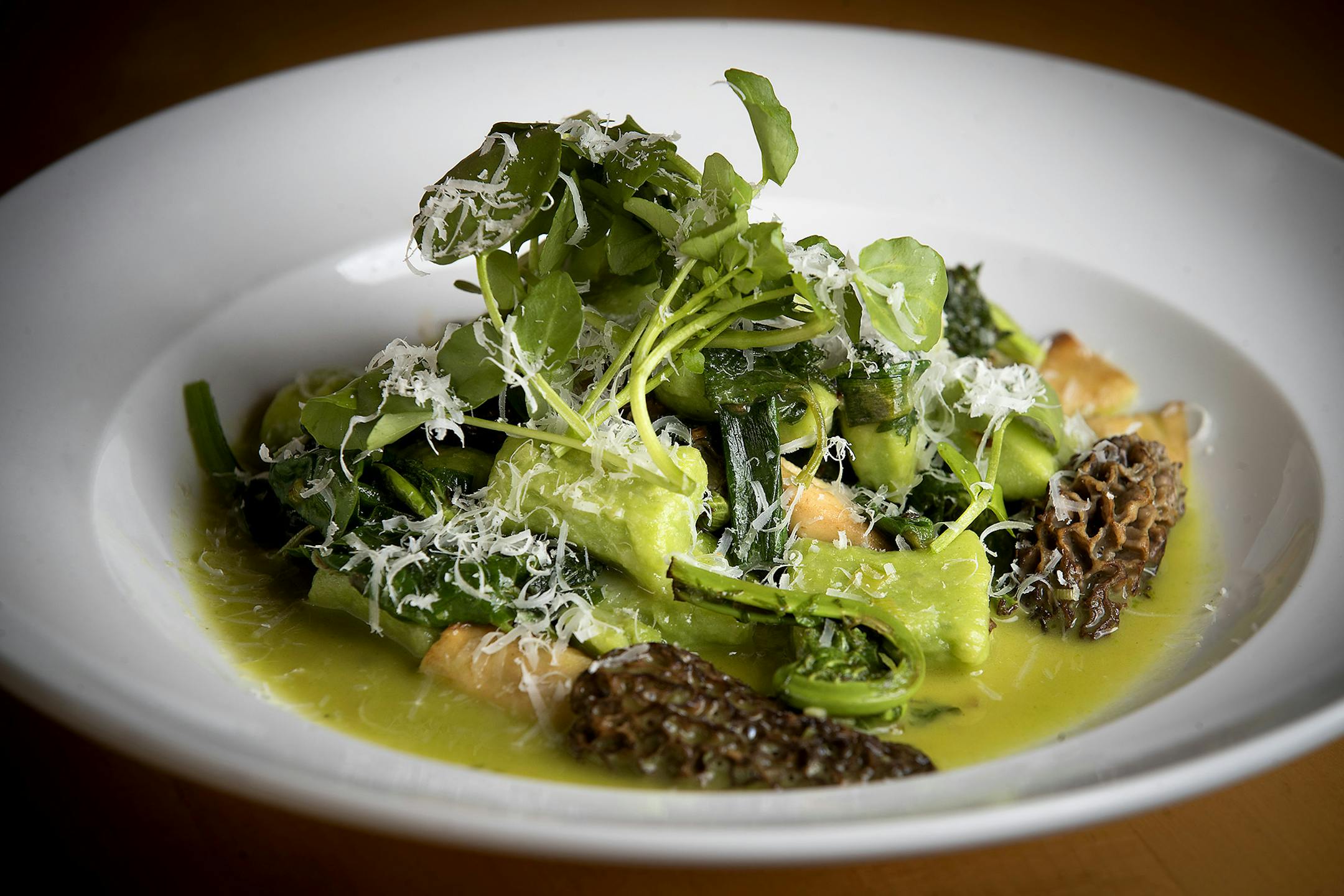 Lucia's spring ramp gnocchi, photographed Friday, May 19, 2017 in Minneapolis, MN. ] ELIZABETH FLORES ï liz.flores@startribune.com