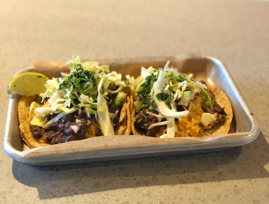 Loaded tacos are among the options at Bravi’s in Shakopee. 