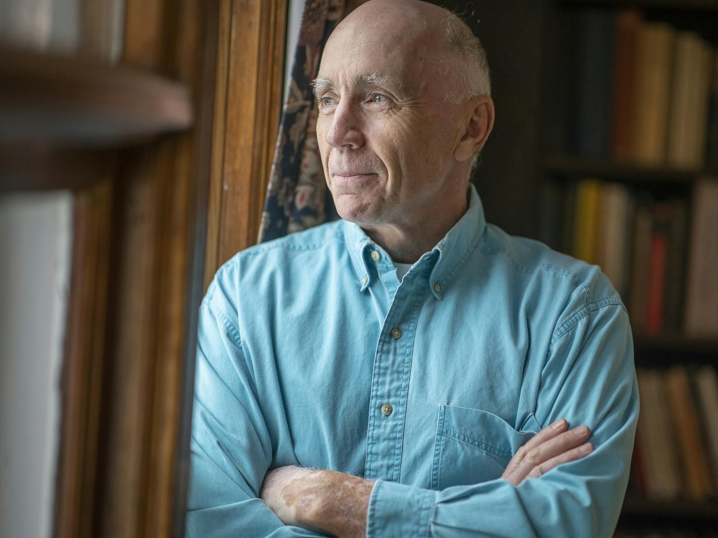 Brian McNeill says he's spent 35 years working to change the Catholic church's "antiquated sexual theology." Here, McNeill is photographed at his home, Thursday, October 22, 2020 in Minneapolis, MN. ] ELIZABETH FLORES • liz.flores@startribune.com