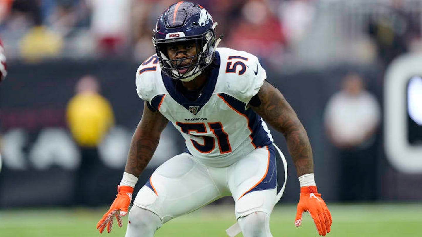 Todd Davis was cut by the Broncos before the regular season began.