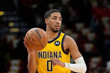 Tyrese Haliburton is Indiana’s leading scorer. The Pacers play host to the Timberwolves on Wednesday.