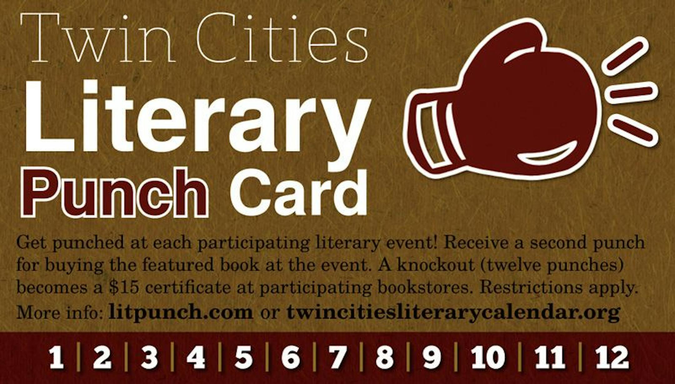 Twin Cities Literary Punch Card