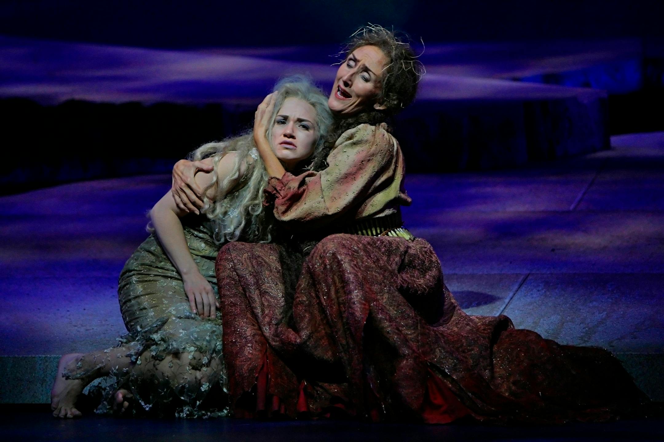 Kelly Kaduce is Rusalka and Dorothy Byrne is Jezibaba in the Minnesota Opera production of the Dvorak opera.