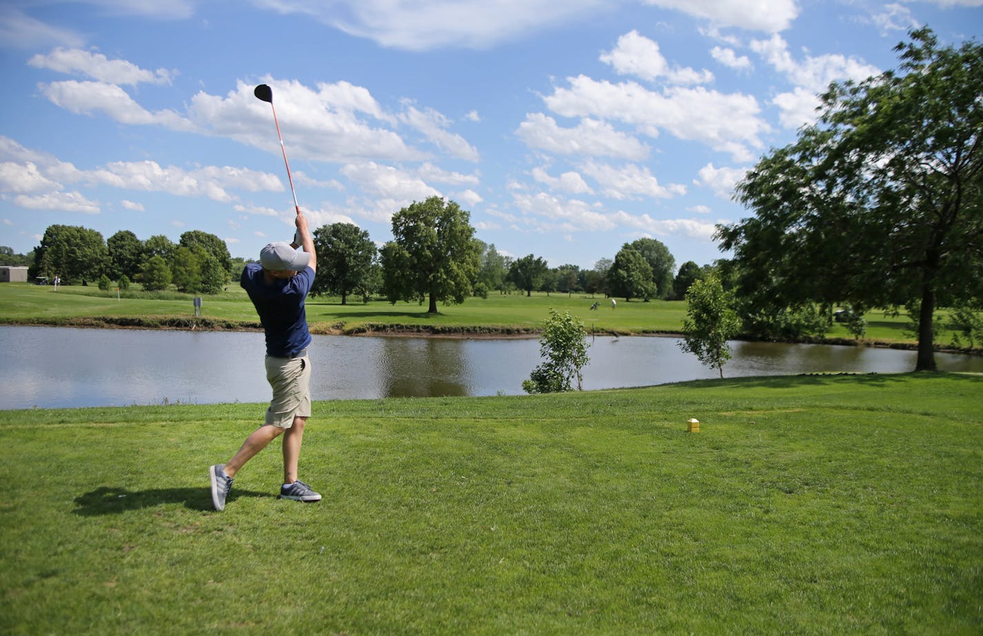 Ben Leach of Minneapolis has played Hiawatha Golf Course for 12 years because it's close to his home. ] Shari L. Gross &#xef; sgross@startribune.com Golfers are worried of the prospects of the Hiawatha Golf Course closure. The Park Board has unveiled its final two options to remedy the course. The options are to continue pumping 262 million gallons of ground water annually and to reduce pumping to 94 million gallons, a choice that is "strongly" favored by the DNR, but will not allow golf to cont