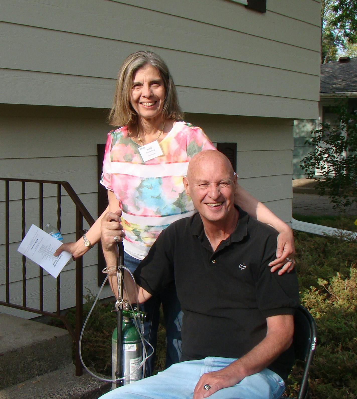 U.S Air Force Veteran Bob Karlstrand, who is dying of cancer, donated his Maple Grove House to Twin Cities Habitat for Humanity in 2015, which refurbished it and sold it for an affordable price to Army vet Bonita Reyna-Berg and her grandson. Photo submitted by Habitat