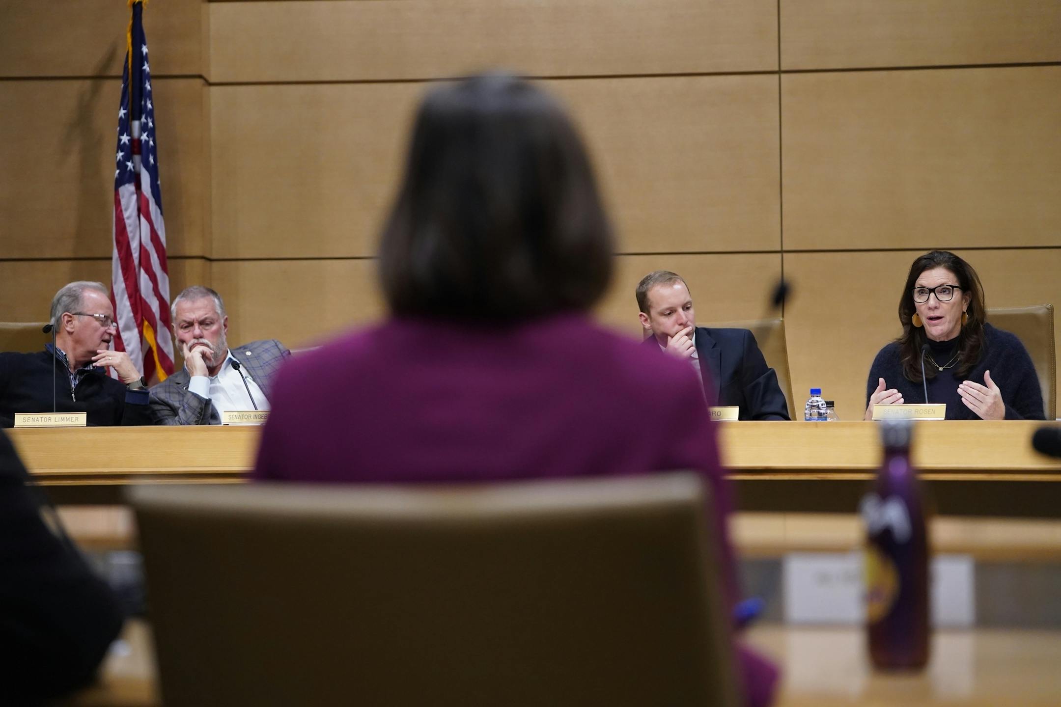 Senator Julie Rosen led a hearing over the leadership atthe Minnesota Department of Human Services (DHS) for its mismanagement of financial contracts, which led to hundreds of violations of state law.