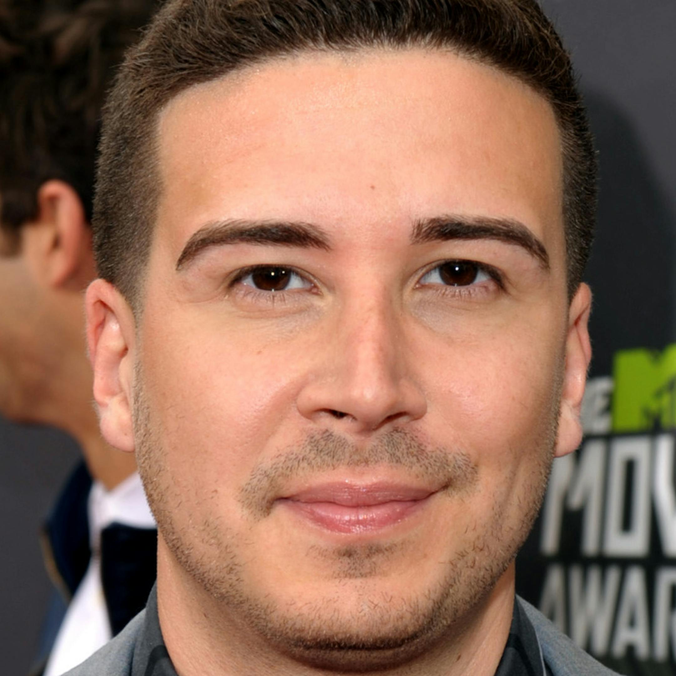 IMAGE DISTRIBUTED FOR MTV - Vinny Guadagnino arrives at the MTV Movie Awards in Sony Pictures Studio Lot in Culver City, Calif., on Sunday April 14, 2013. (Photo by John Shearer/Invision for MTV/AP Images) ORG XMIT: MIN2013042508371101