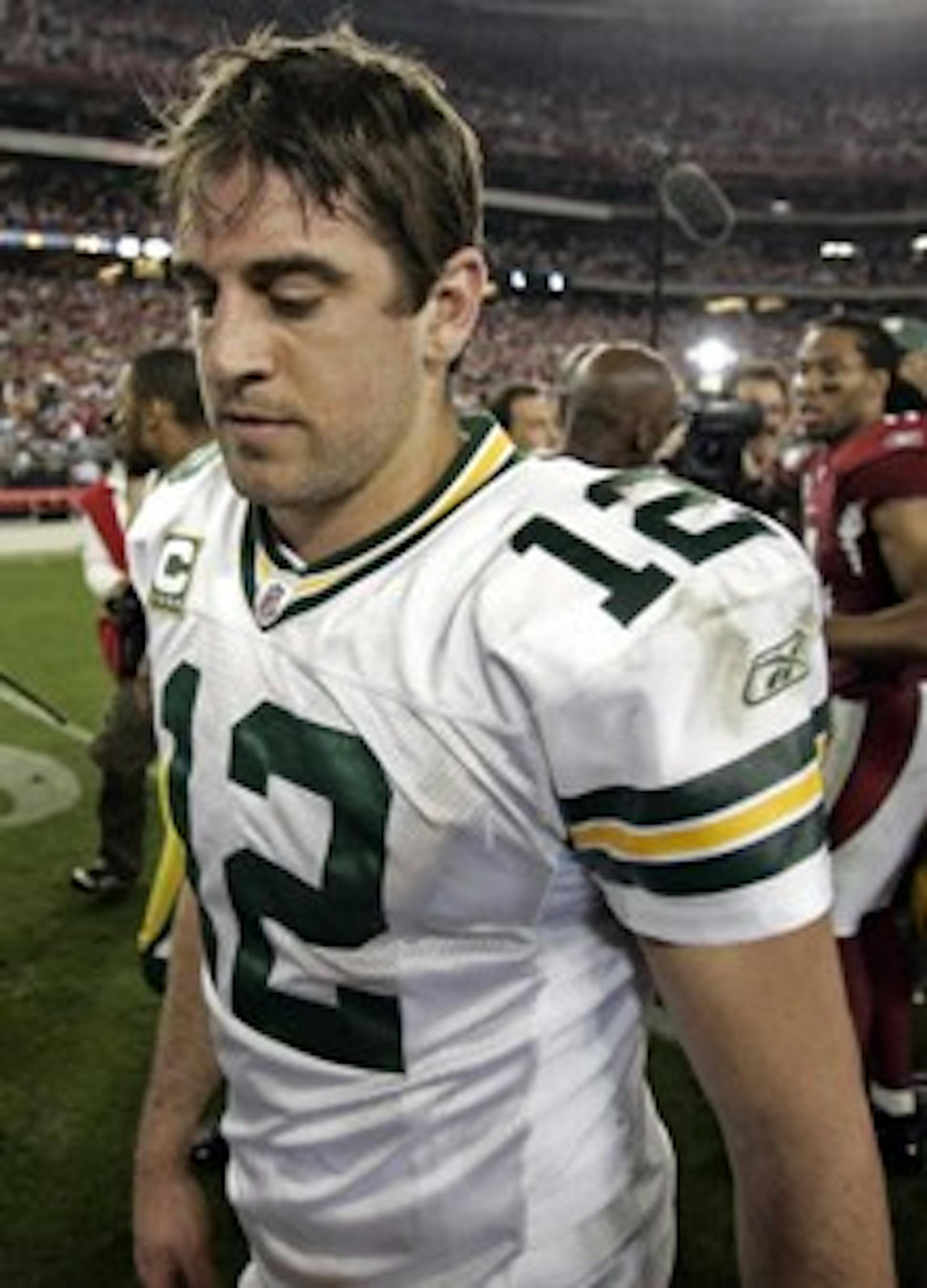 Packers quarterback Aaron Rodgers