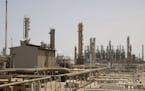 FILE - This May. 3, 2009 file photo shows an oil facility in Jubeil, about 600 kilometers (370 miles) from Riyadh, Saudi Arabia. Saudi Arabia formally