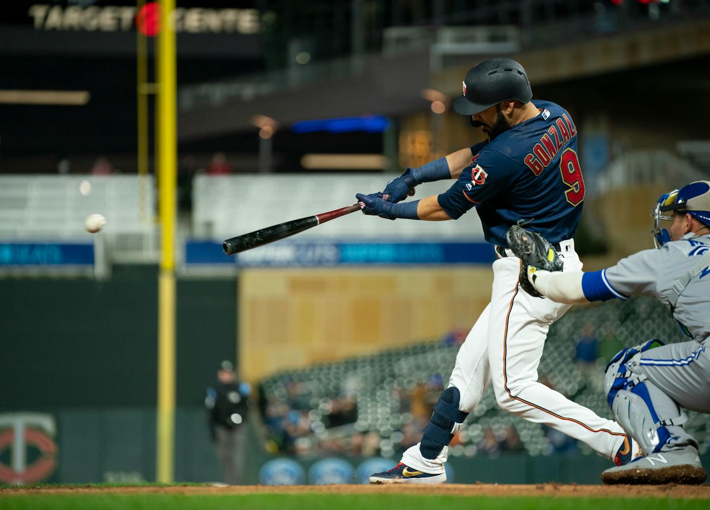 Twins third baseman Marwin Gonzalez hit an RBI single to left center in the fifth inning, scoring Nelson Cruz.