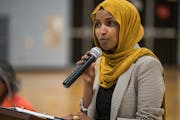 Rep. Ilhan Omar, in announcing her refusal to attend a speech by Israel’s president, noted that she and Rep. Rashida Tlaib were denied entry into Is