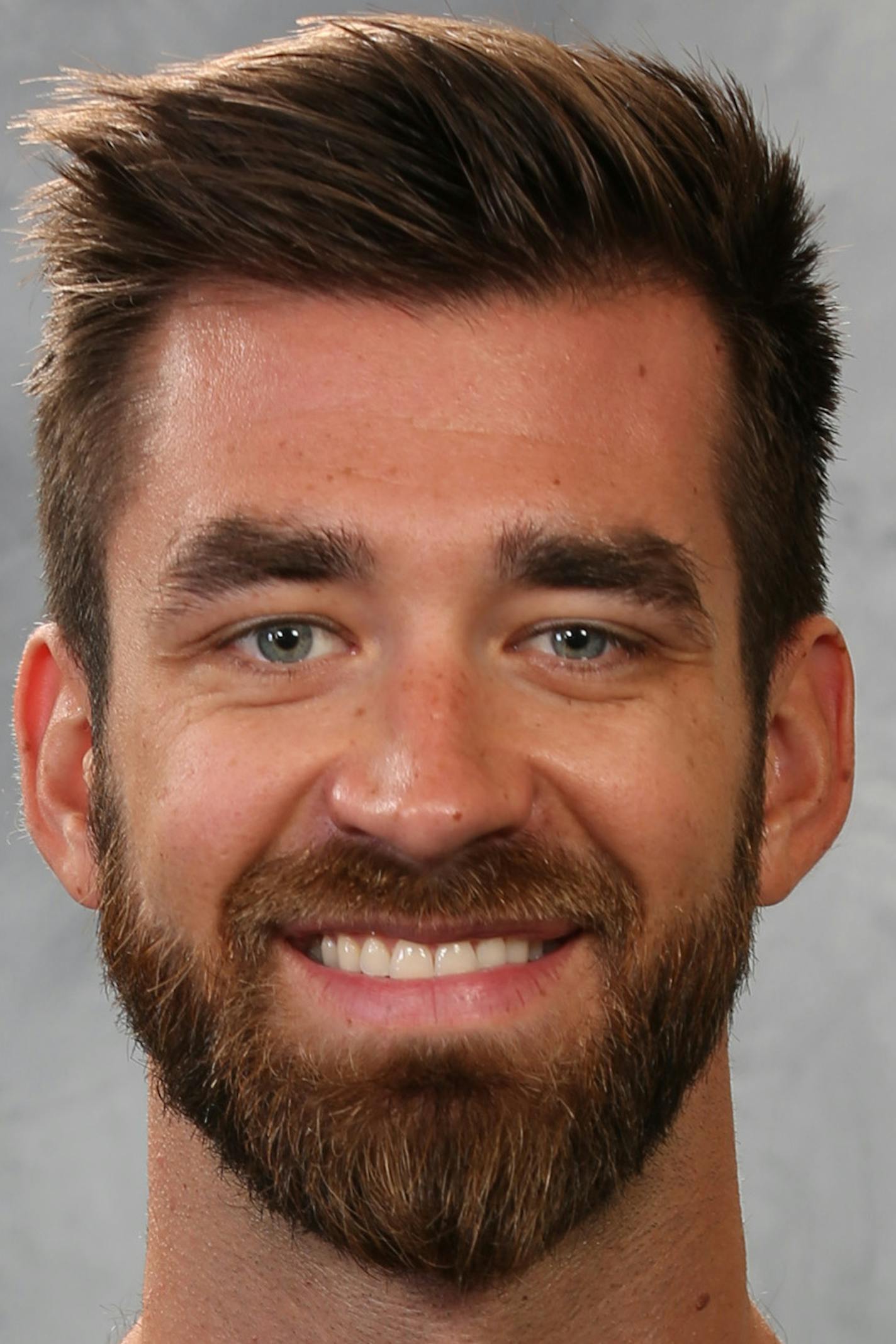 ST. PAUL, MN - SEPTEMBER 13: Greg Pateryn #29 of the Minnesota Wild poses for his official headshot for the 2018-2019 season on September 13, 2018 at the Xcel Energy Center in St. Paul, Minnesota. (Andy Clayton-King/NHLI via Getty Images) *** Local Caption *** Greg Pateryn ORG XMIT: 775215551