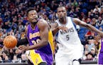 Sunday night was the second game between the Wolves and Lakers at Staples Center in little more than three weeks and the third overall in that time. T