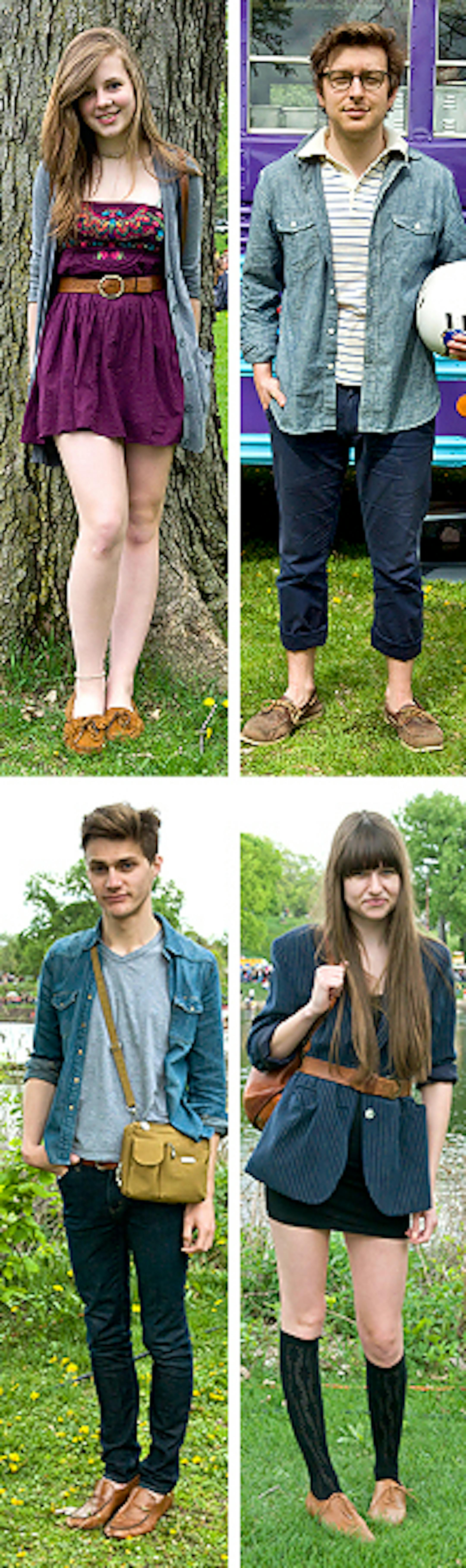 Clockwise from top - Emily Hopper, James Fowler, Lily Lewis, Cody Frey